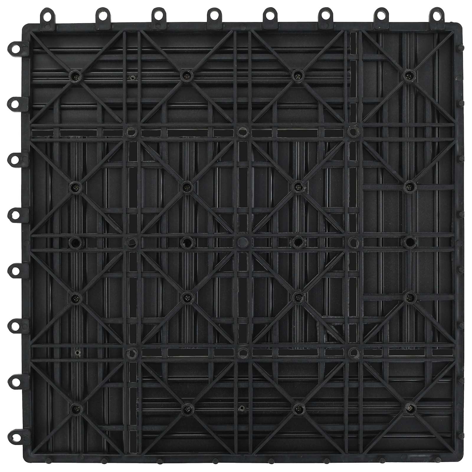 Terrassenfliese 22 pcs Grau 30 x 30 cm WPC