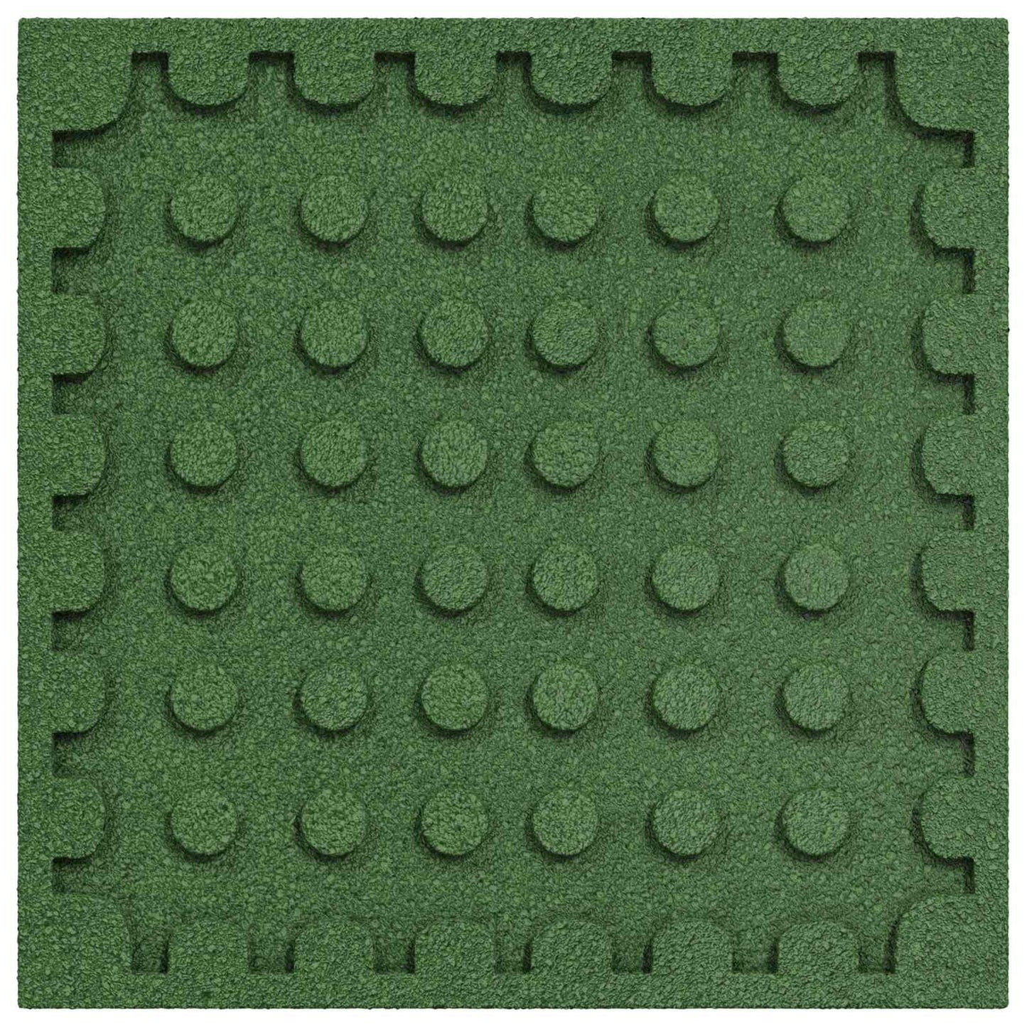 Sturzschutzfliesen 18 stk. Grün 50 x 50 cm Gummi