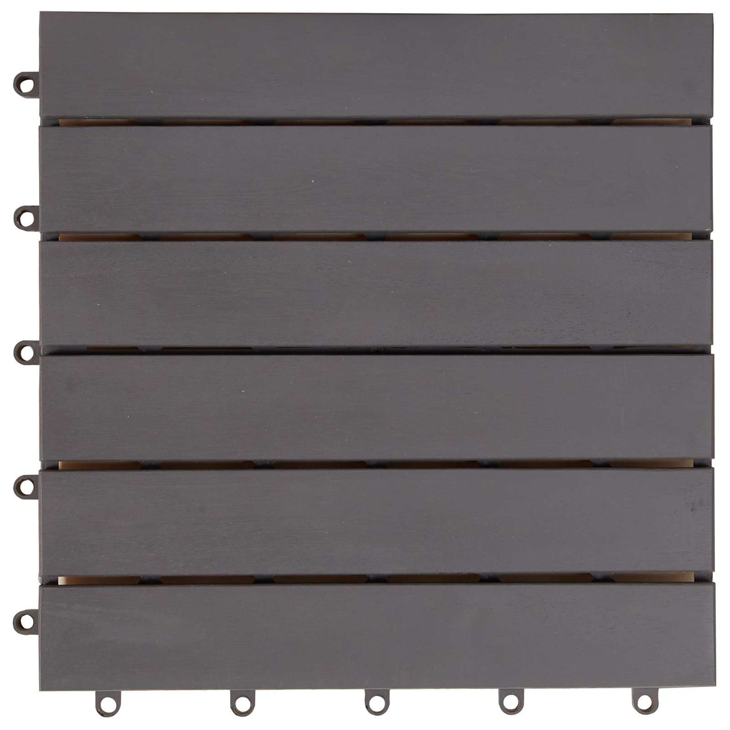 Terrassenfliese 20 stk. Grau 30 x 30 cm Akazien-Hartholz