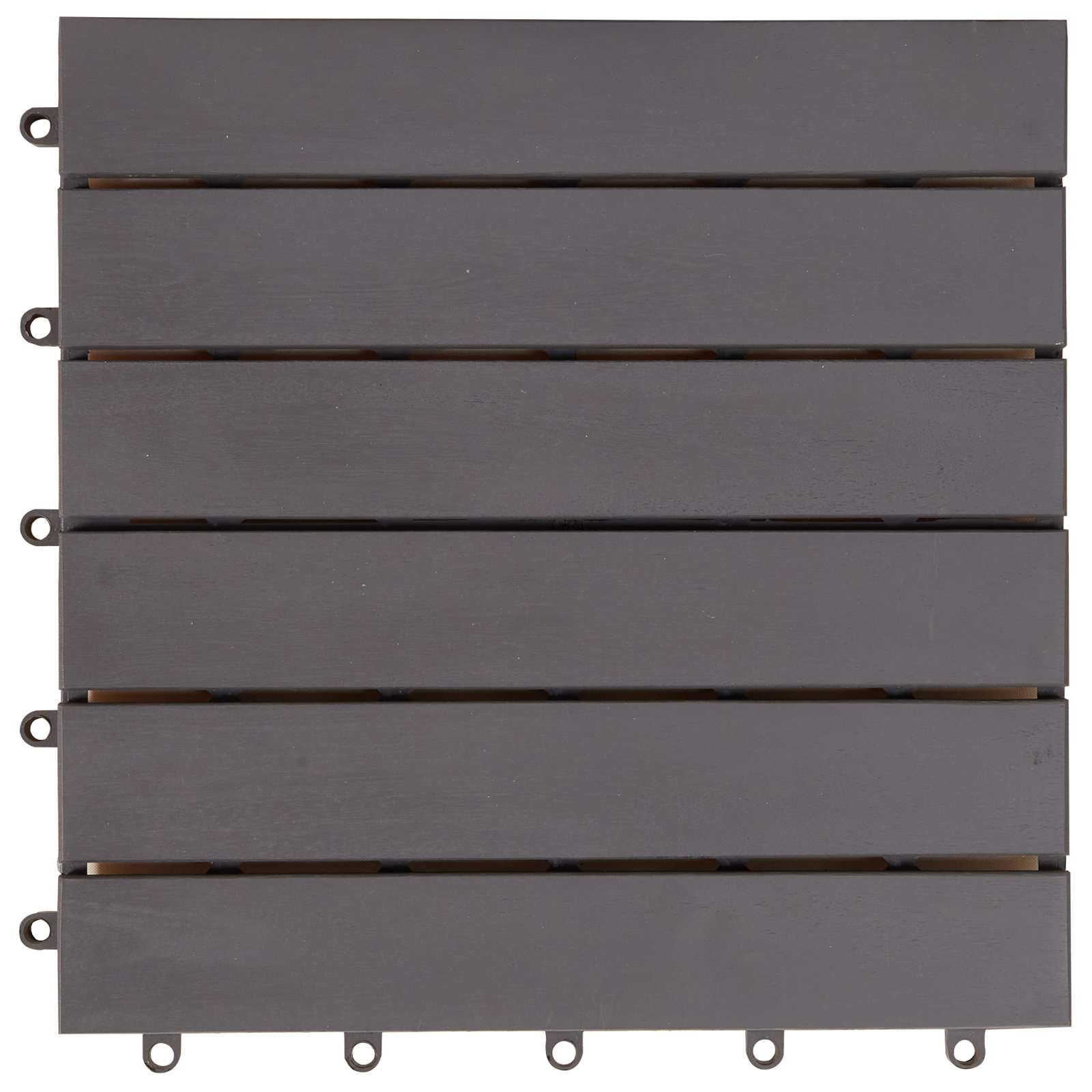 Terrassenfliese 20 stk. Grau 30 x 30 cm Akazien-Hartholz