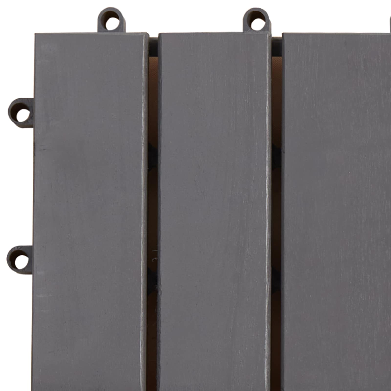Terrassenfliese 20 pcs Grau 30 x 30 cm Akazien-Hartholz