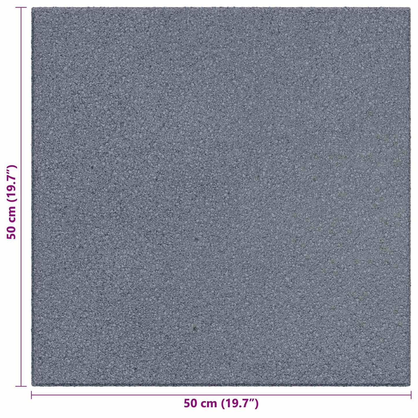 Sturzschutzfliesen 24 stk. Grau 50 x 50 cm Gummi