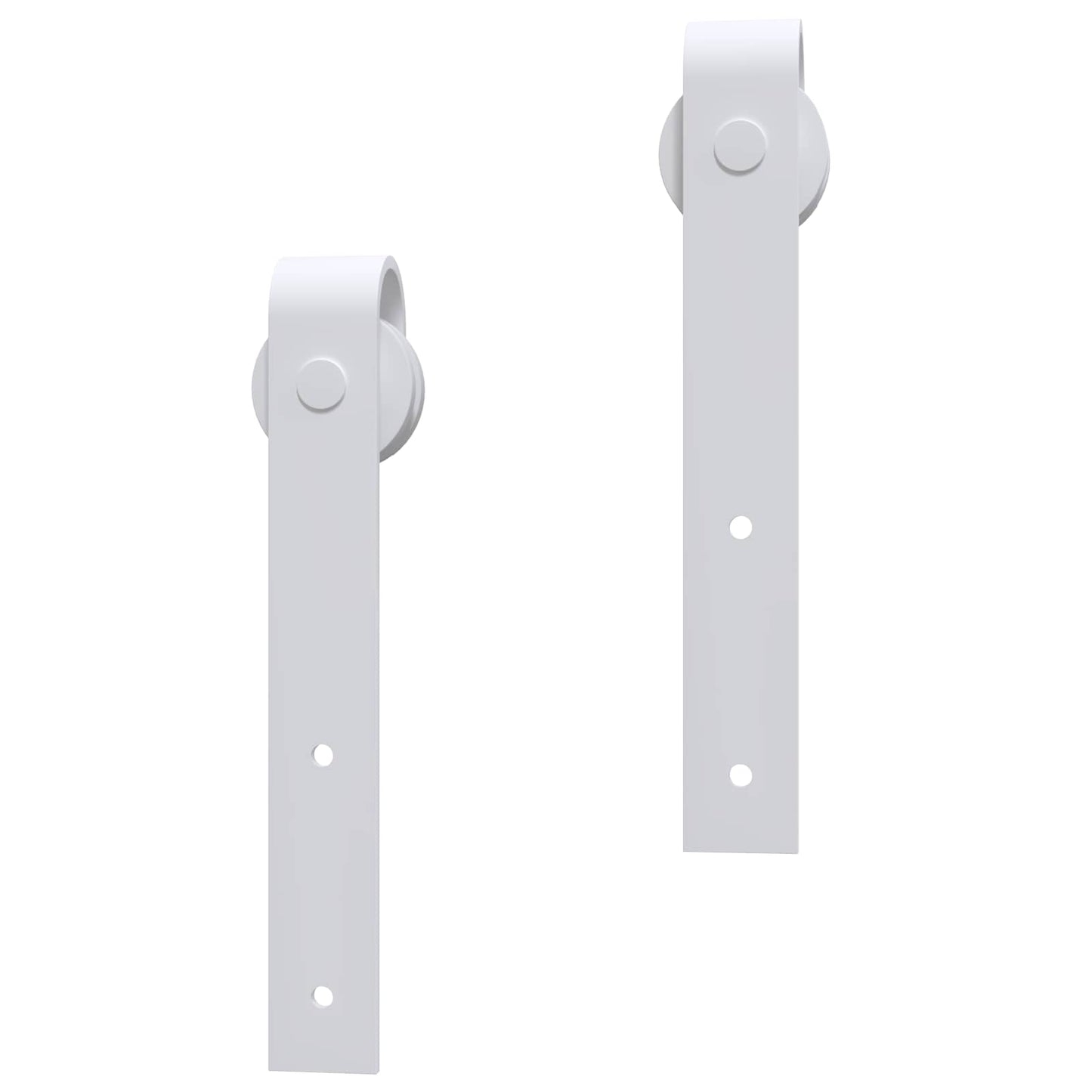 Schiebetür Natürlich und Weiß 100 x 210 cm Massivkiefer
