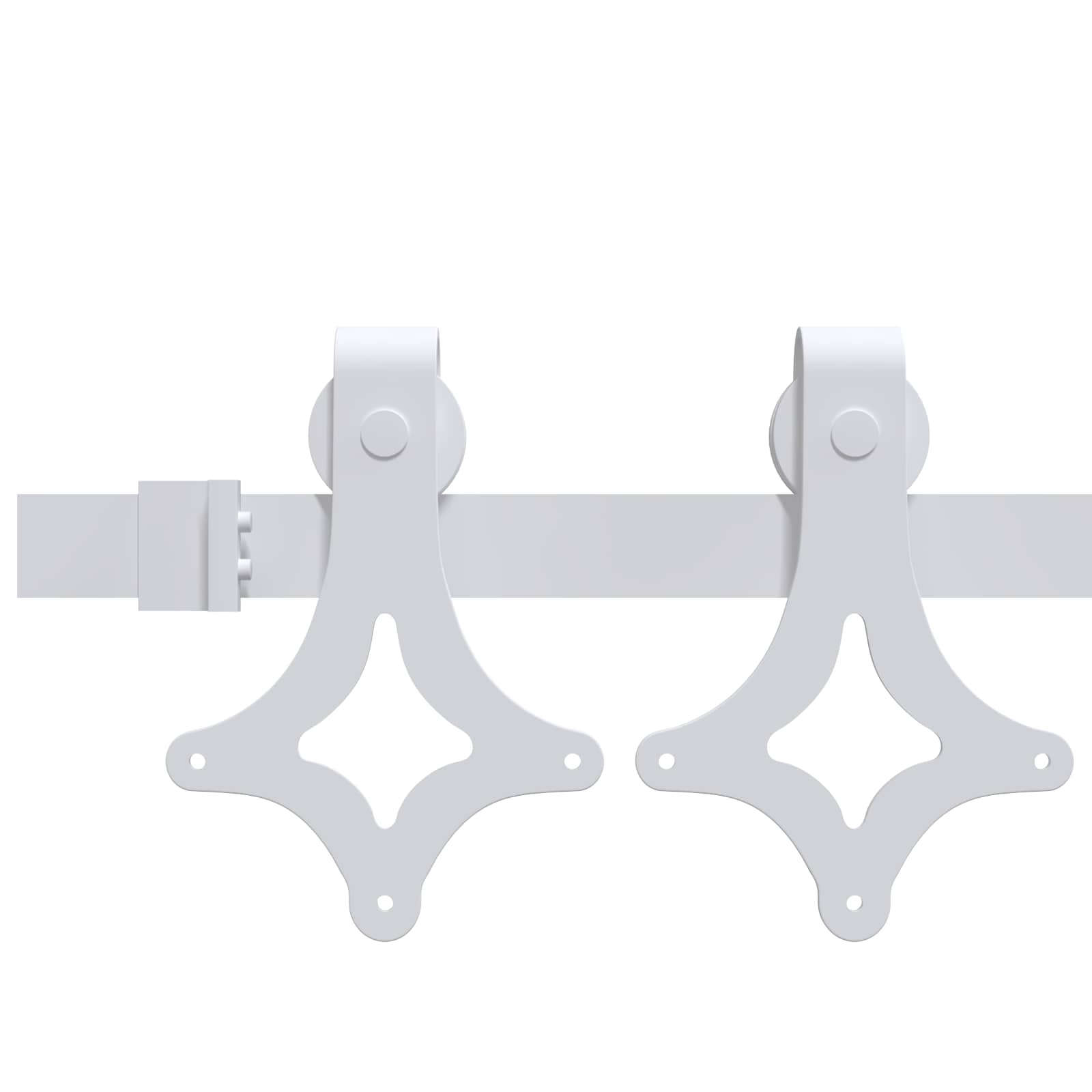 Schiebetür Natürlich und Weiß 70 x 210 cm Massivkiefer