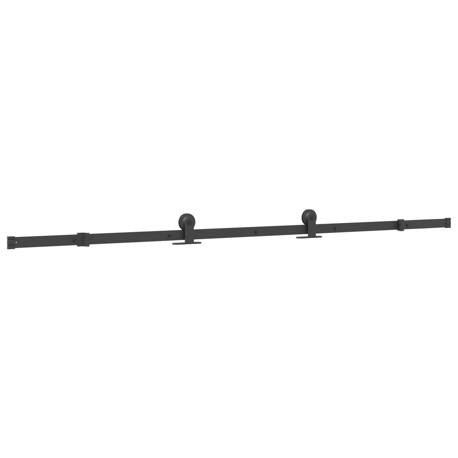 Schiebetür NARVIK Natürlich und Schwarz 85 x 210 cm (213,5 cm)