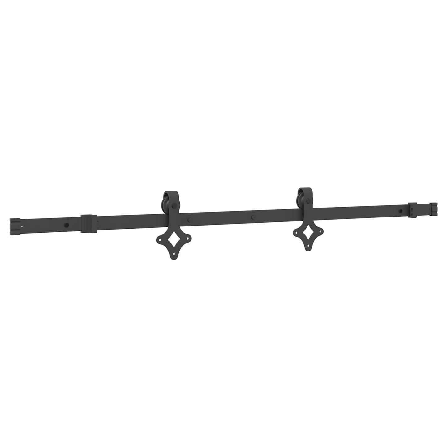 Schiebetür NARVIK Natürlich und Schwarz 85 x 210 cm (152,5 cm)
