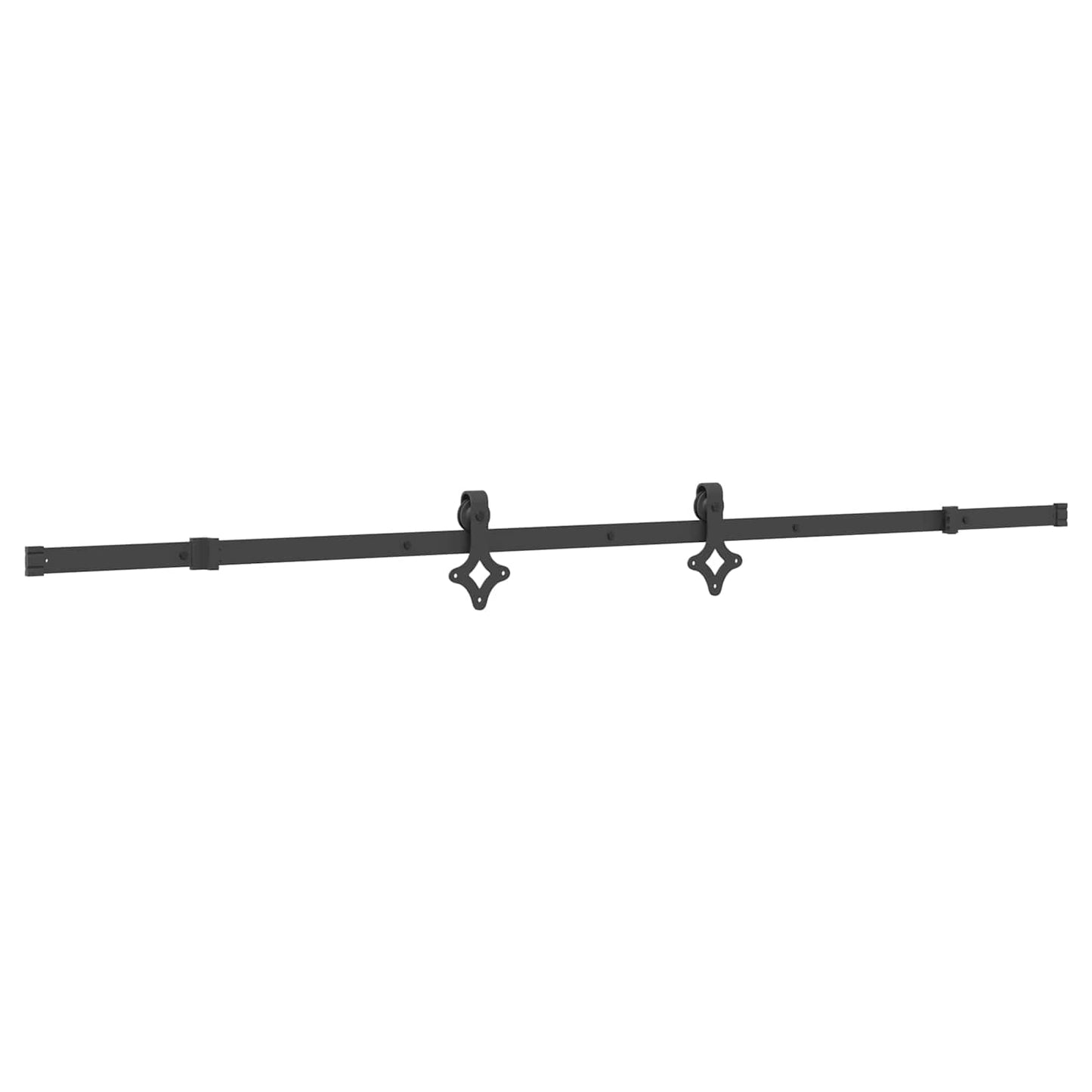 Schiebetür NARVIK Natürlich und Schwarz 85 x 210 cm (213,5 cm)