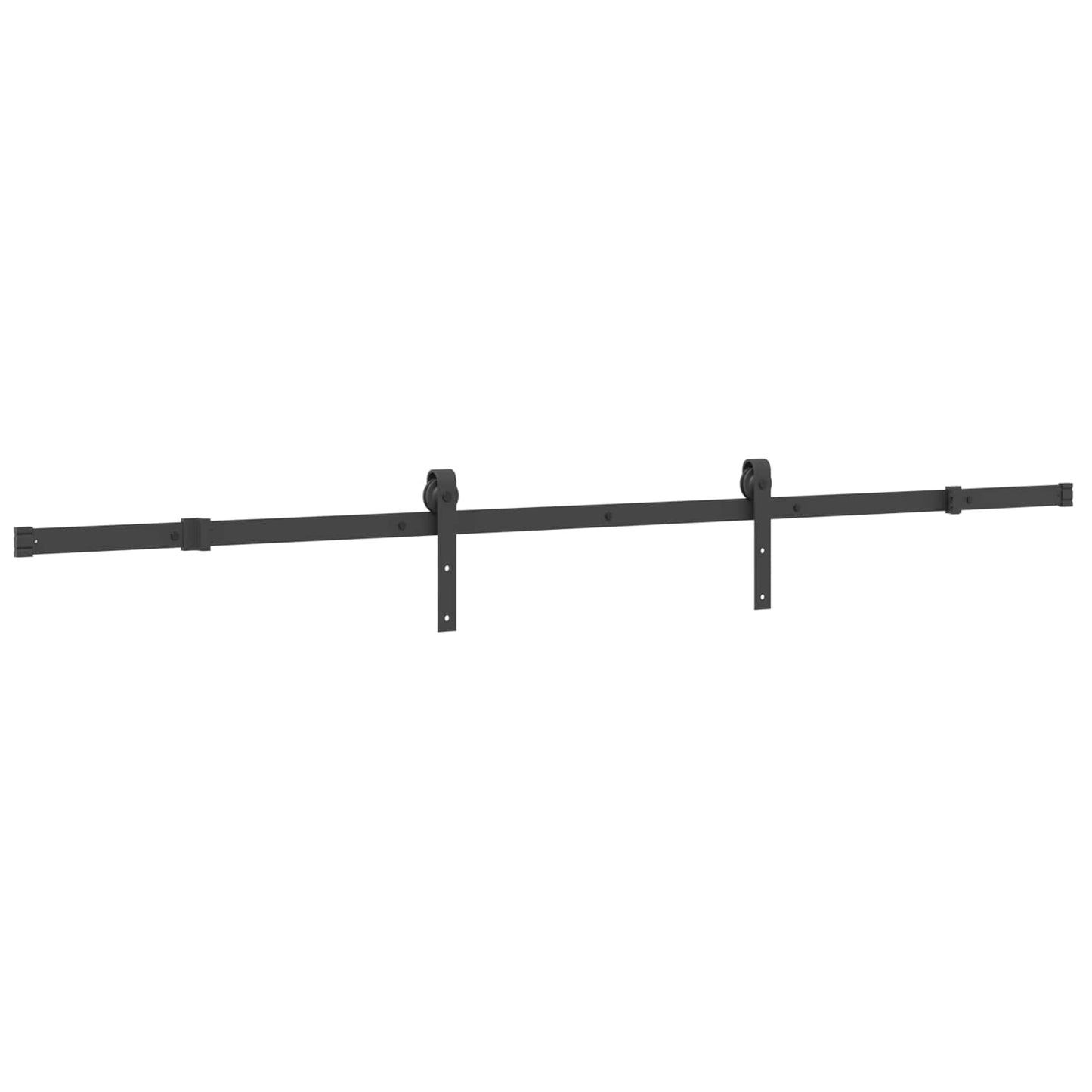 Schiebetür NARVIK Natürlich und Schwarz 85 x 210 cm (213,5 cm)