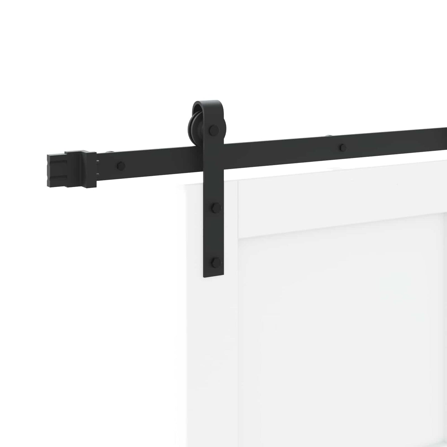 Schiebetür Weiß 83 x 202 cm Massives Kiefernholz