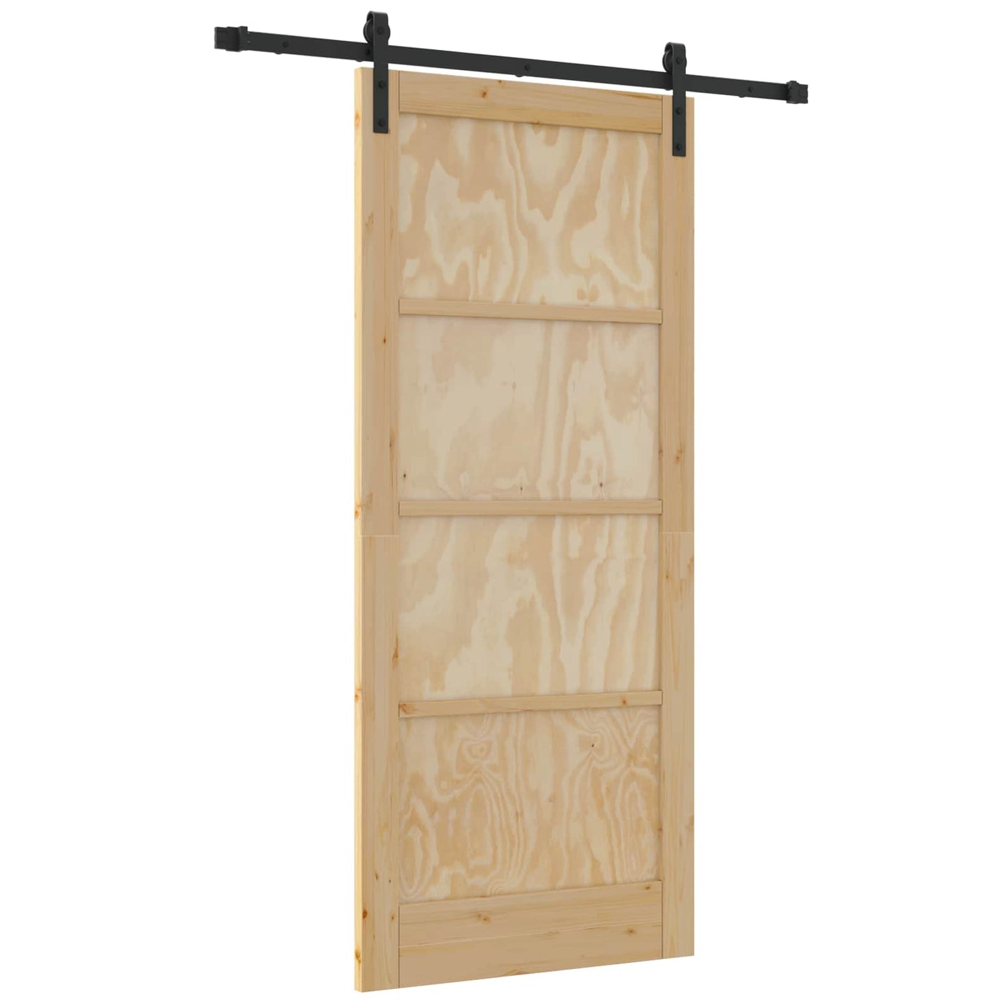 Schiebetür Natur 86 x 198,5 cm Massives Kiefernholz