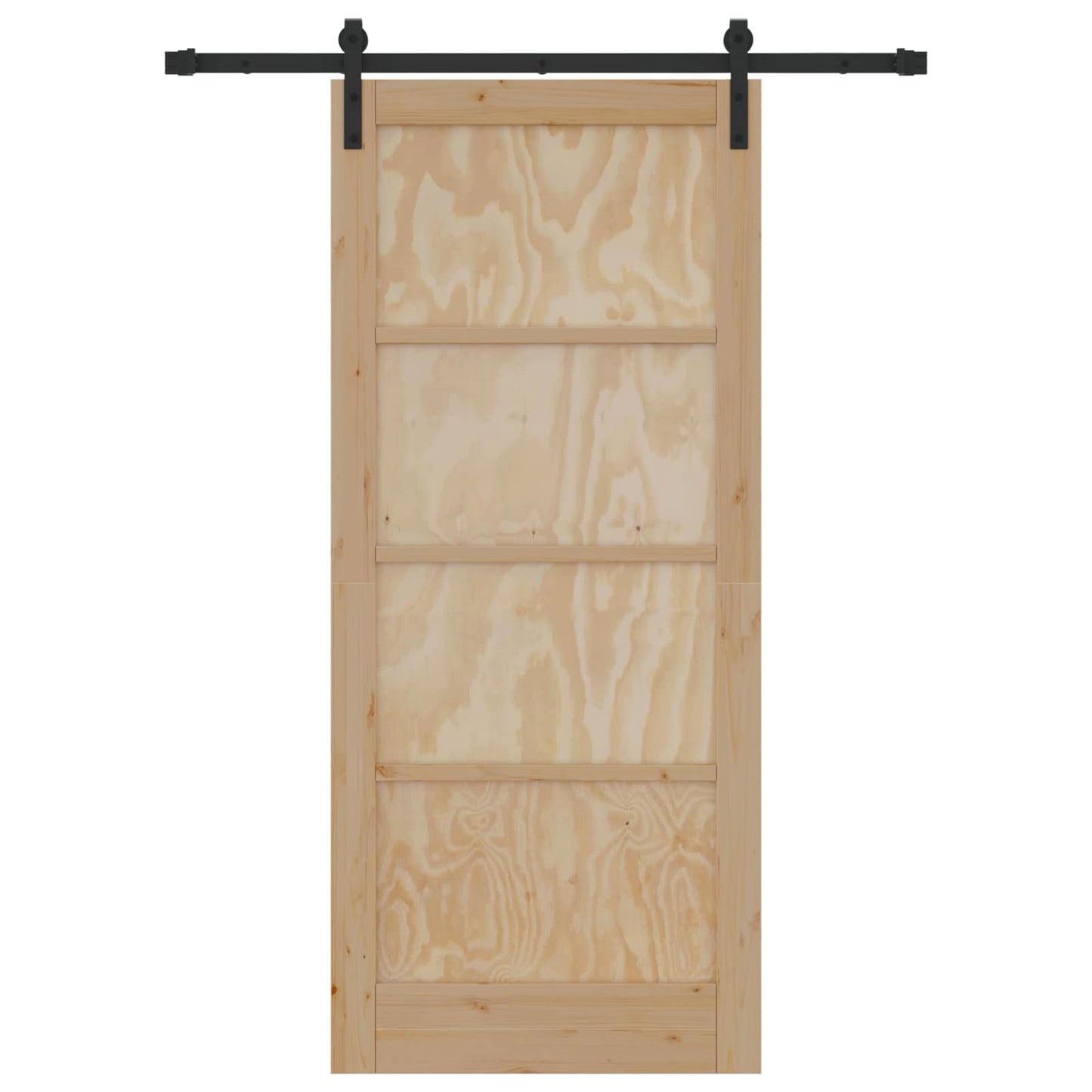 Schiebetür Natur 86 x 198,5 cm Massives Kiefernholz
