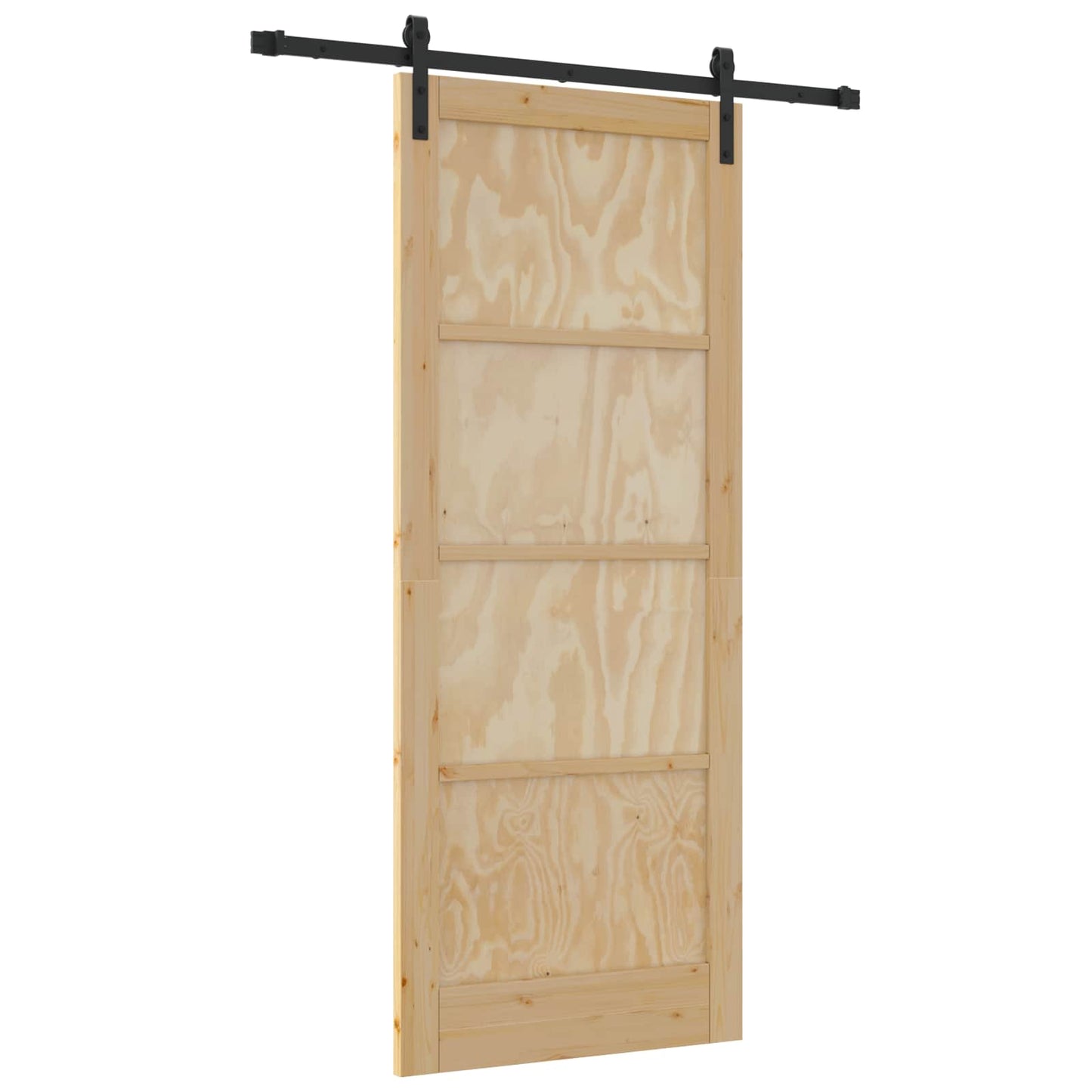 Schiebetür Natur 86 x 211 cm Massives Kiefernholz