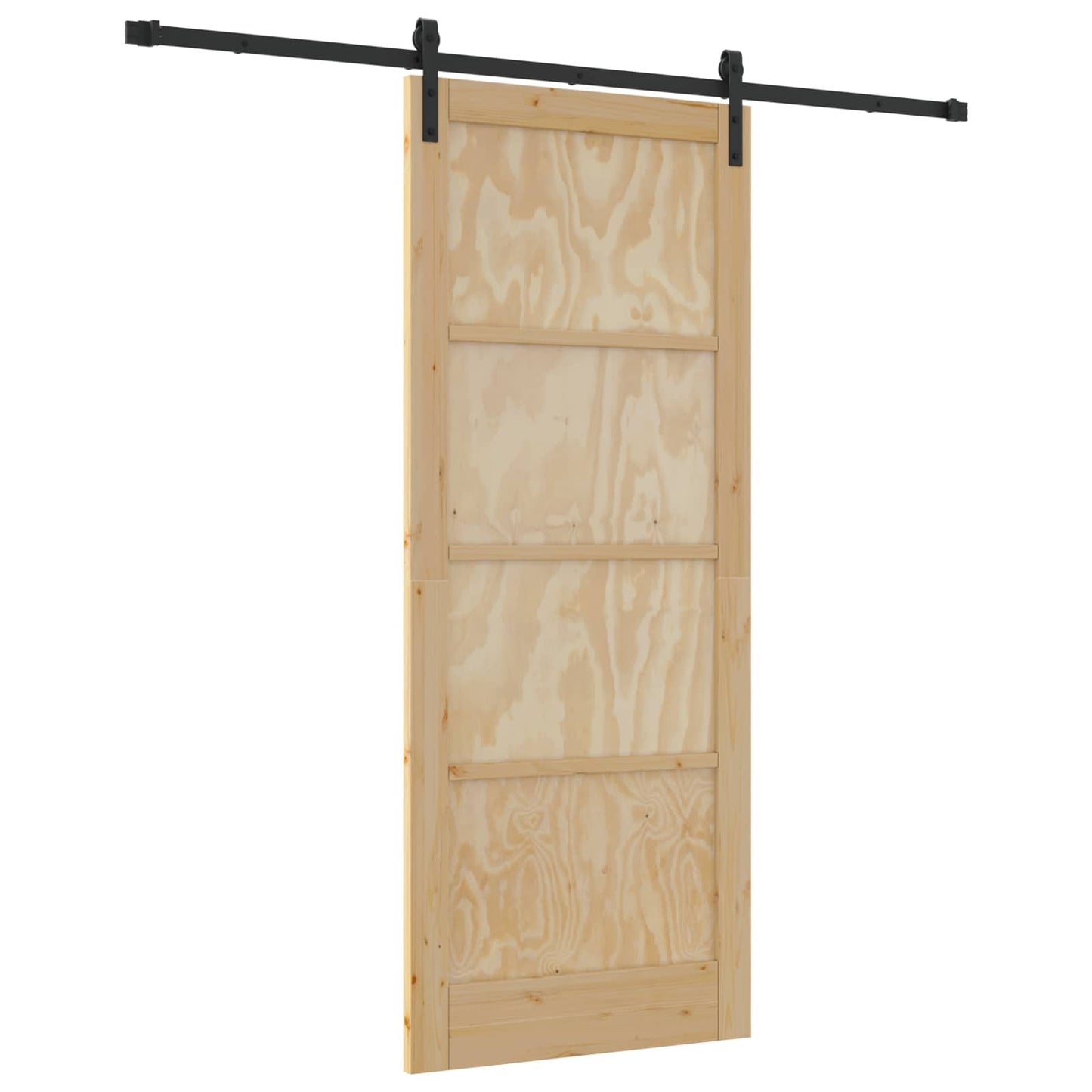 Schiebetür Natur 86 x 211 cm Massives Kiefernholz