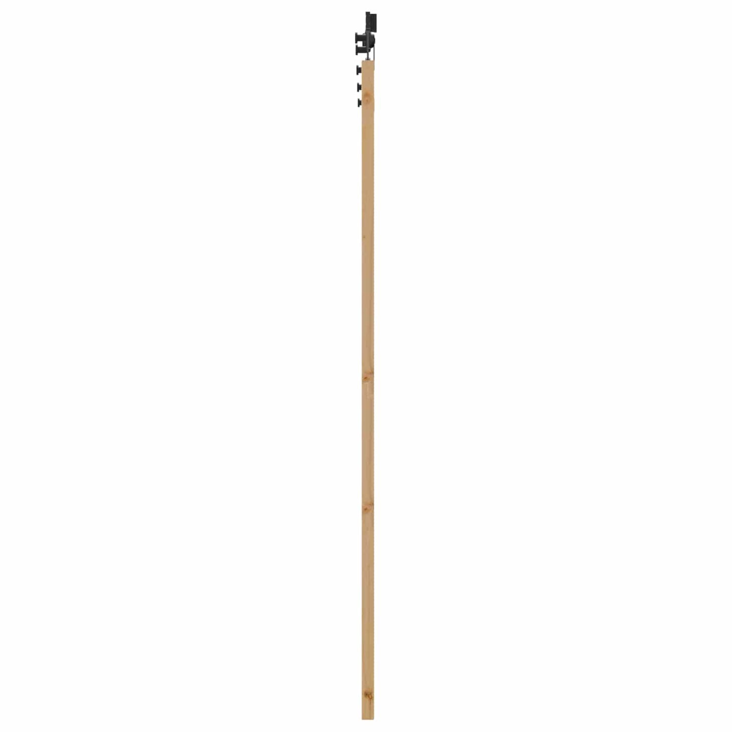 Schiebetür Natürlich und Schwarz 86 x 198,5 cm