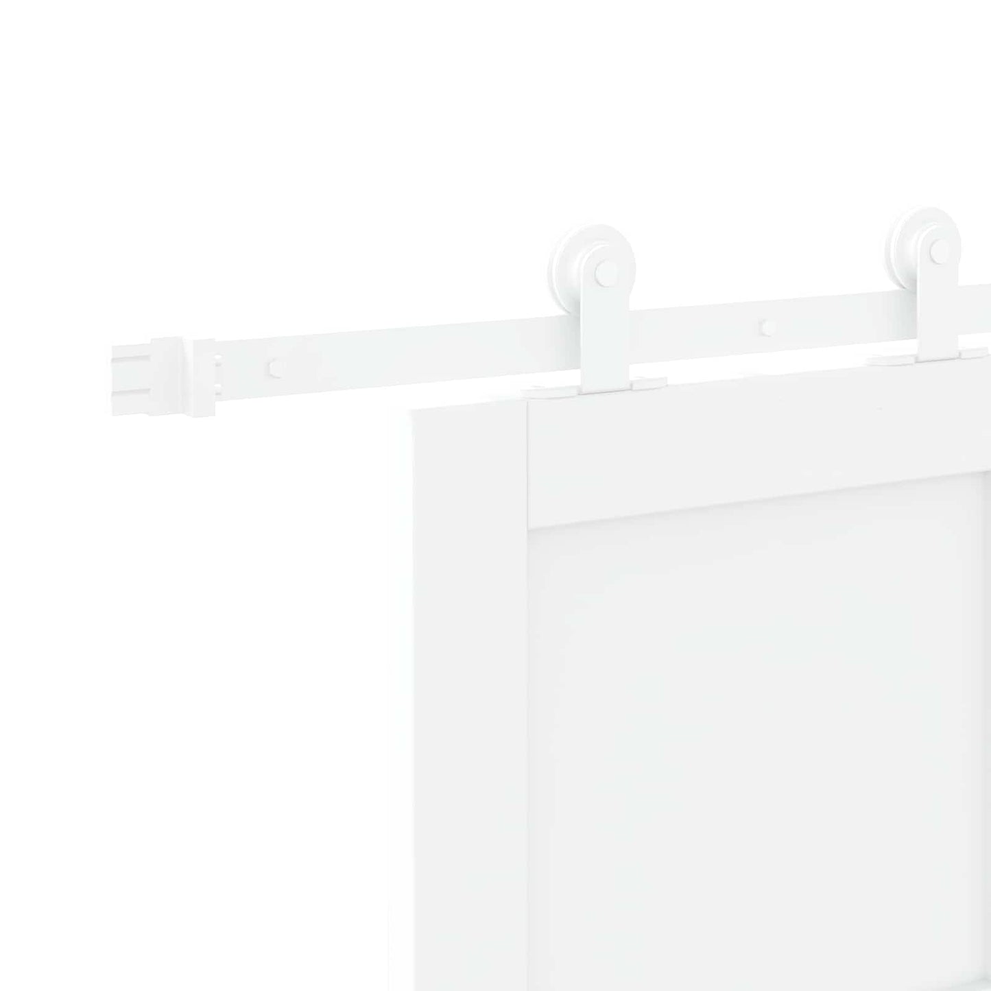 Schiebetür Weiß 83 x 202 cm Massives Kiefernholz