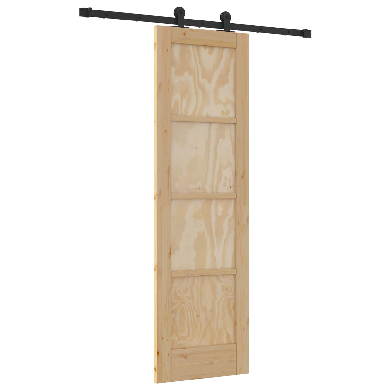 Schiebetür ORKDAL Natur 61 x 198,5 cm Massives Kiefernholz
