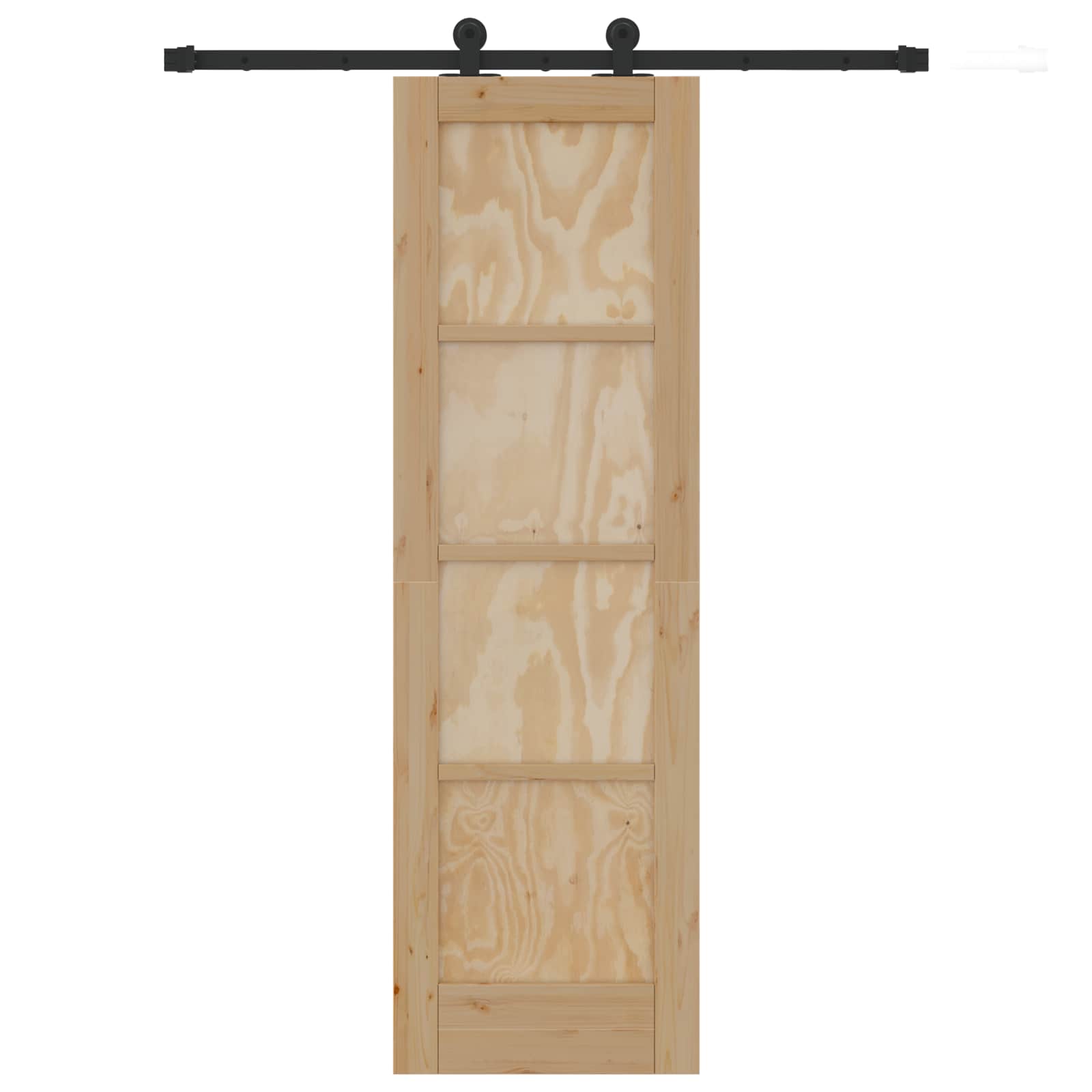 Schiebetür ORKDAL Natur 61 x 198,5 cm Massives Kiefernholz