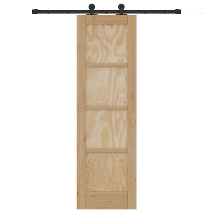 Schiebetür ORKDAL Natur 61 x 198,5 cm Massives Kiefernholz