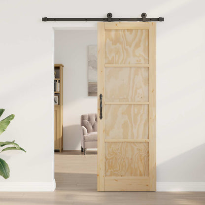 Schiebetür ORKDAL Natur 73,5 x 211 cm Massives Kiefernholz