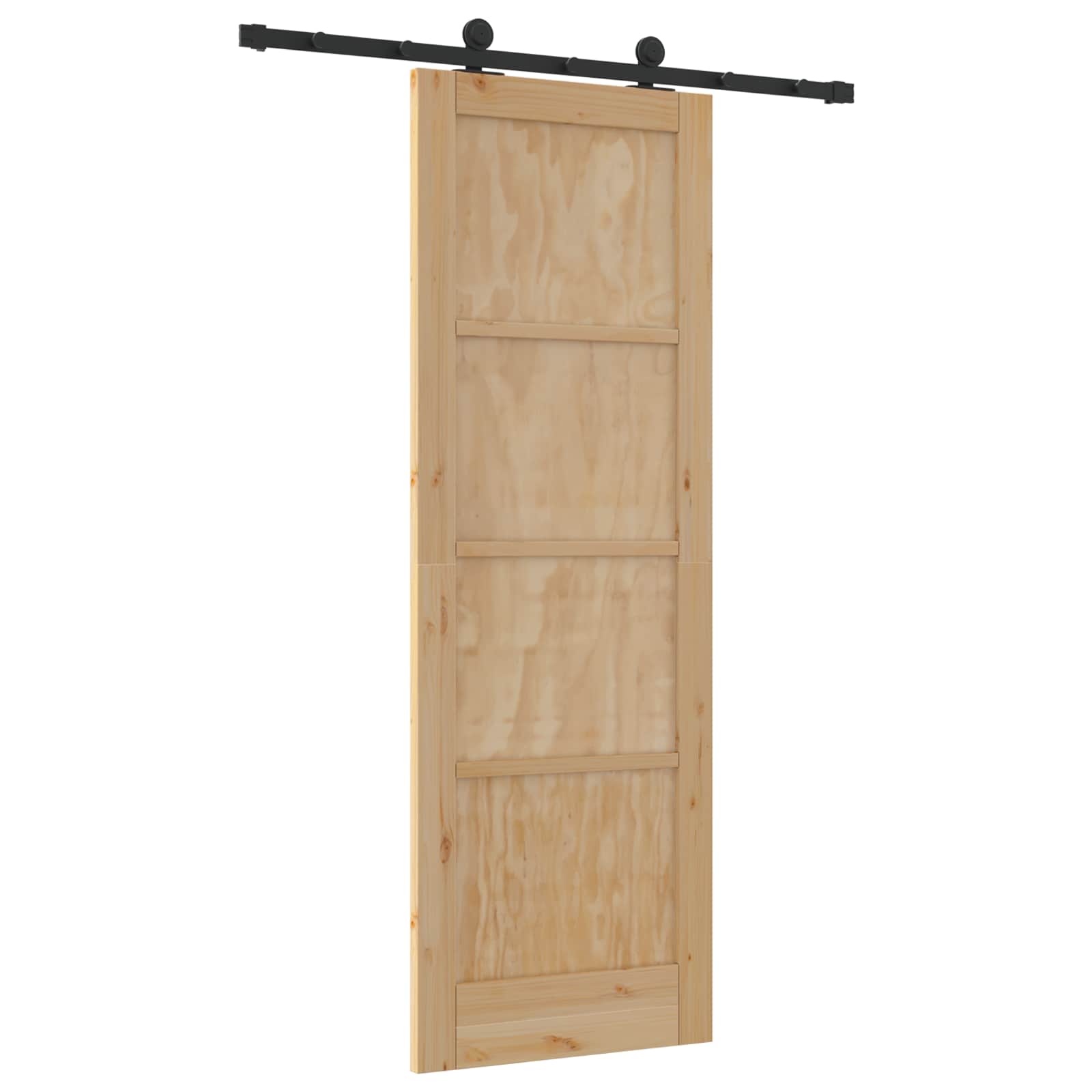 Schiebetür ORKDAL Natur 73,5 x 211 cm Massives Kiefernholz