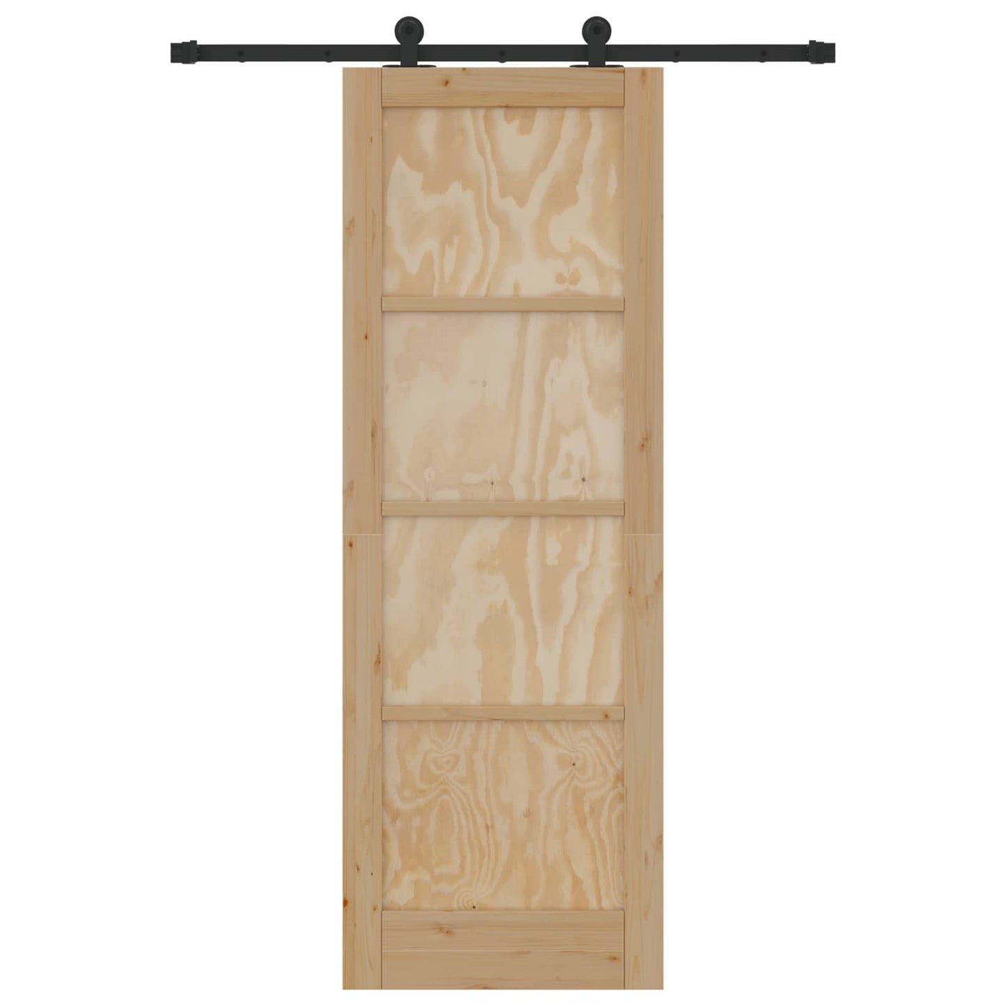 Schiebetür ORKDAL Natur 73,5 x 211 cm Massives Kiefernholz