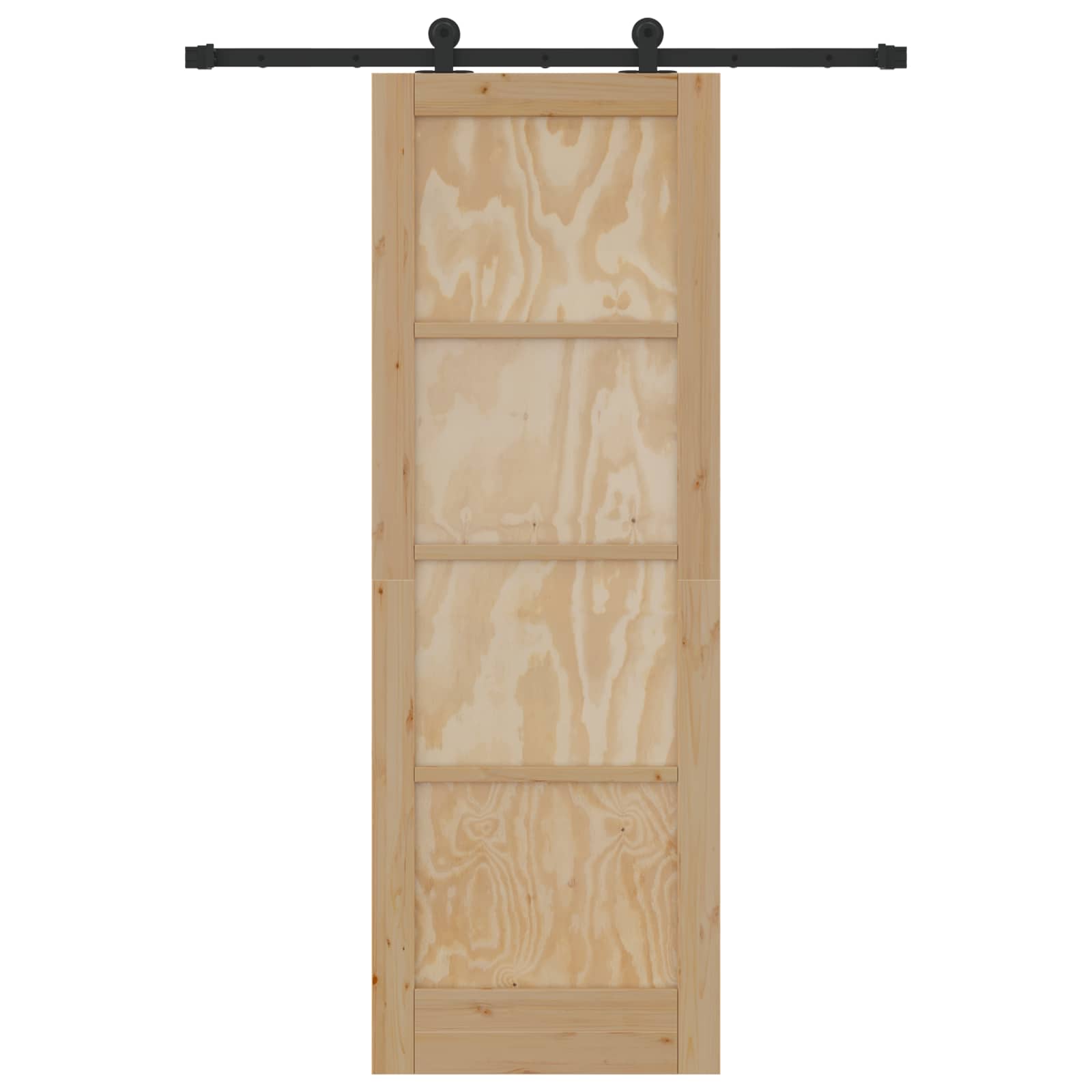 Schiebetür ORKDAL Natur 73,5 x 211 cm Massives Kiefernholz