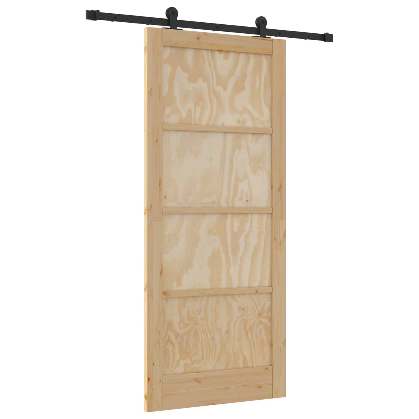 Schiebetür ORKDAL Natur 86 x 198,5 cm Massives Kiefernholz