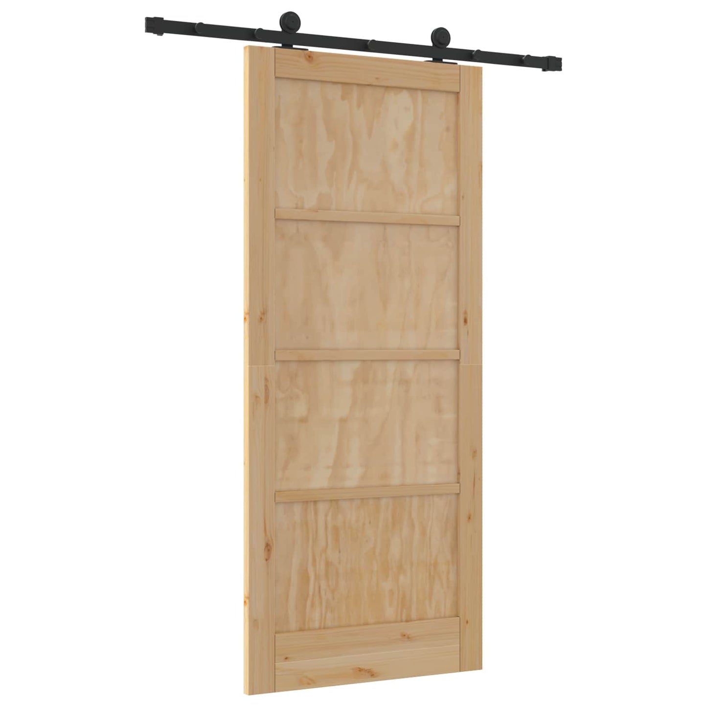 Schiebetür ORKDAL Natur 86 x 198,5 cm Massives Kiefernholz