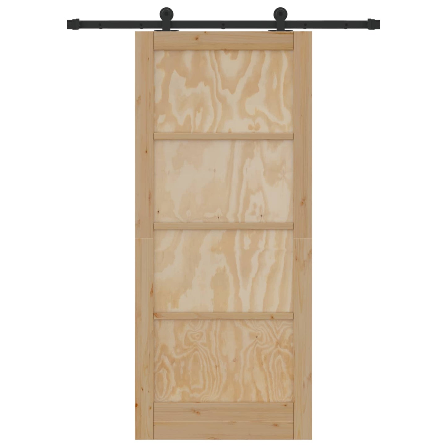 Schiebetür ORKDAL Natur 86 x 198,5 cm Massives Kiefernholz