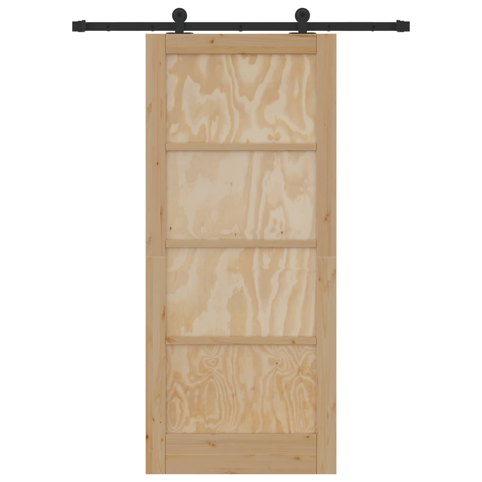 Schiebetür ORKDAL Natur 86 x 198,5 cm Massives Kiefernholz
