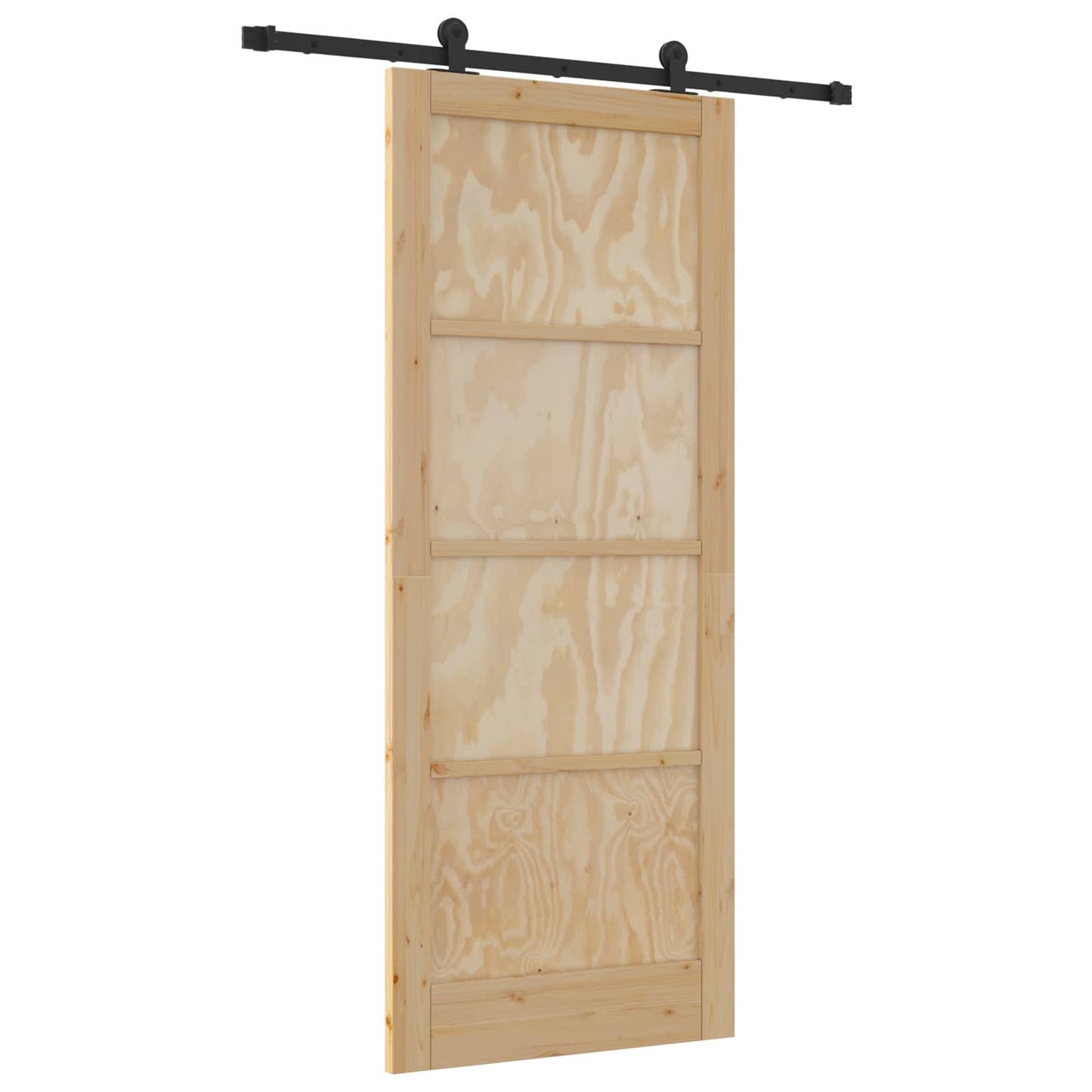 Schiebetür ORKDAL Natur 86 x 211 cm Massives Kiefernholz