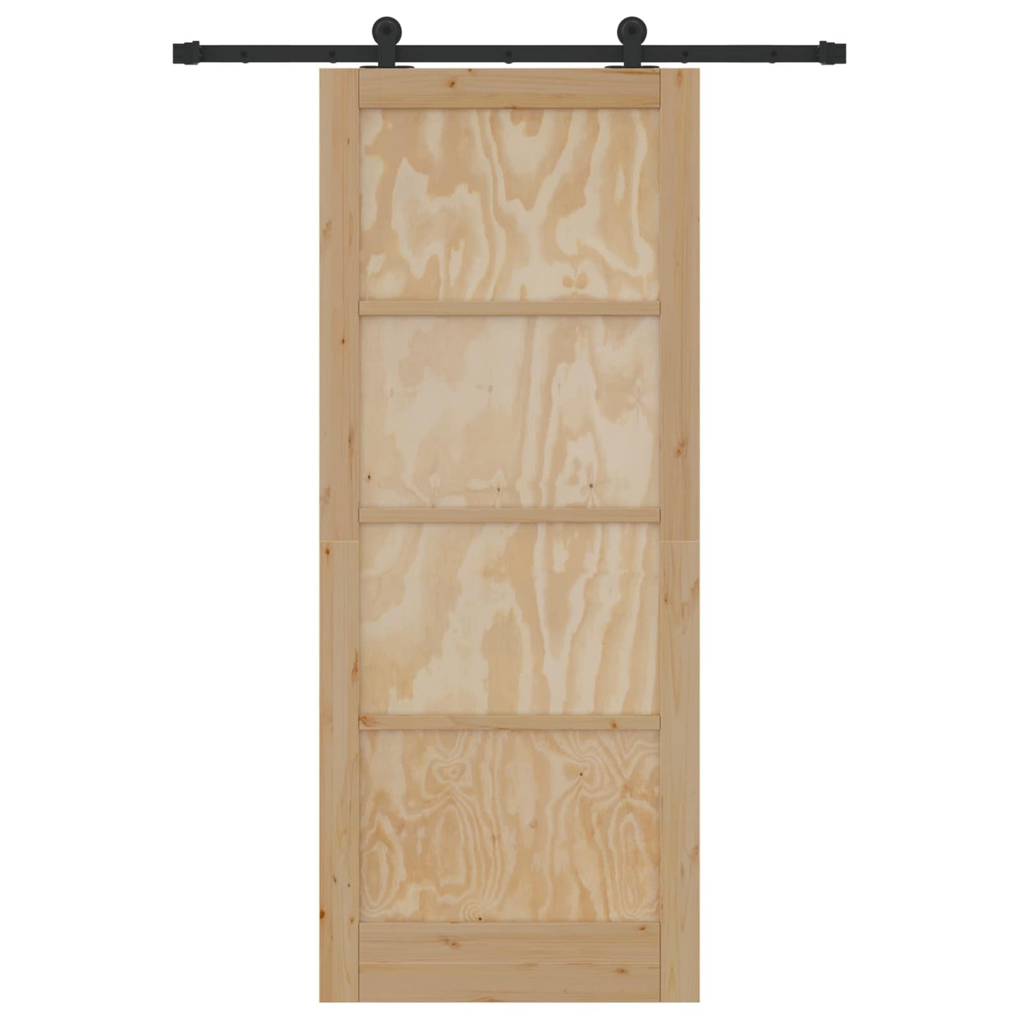 Schiebetür ORKDAL Natur 86 x 211 cm Massives Kiefernholz