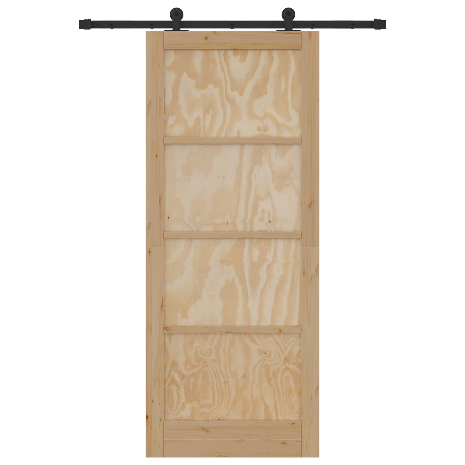 Schiebetür ORKDAL Natur 86 x 211 cm Massives Kiefernholz
