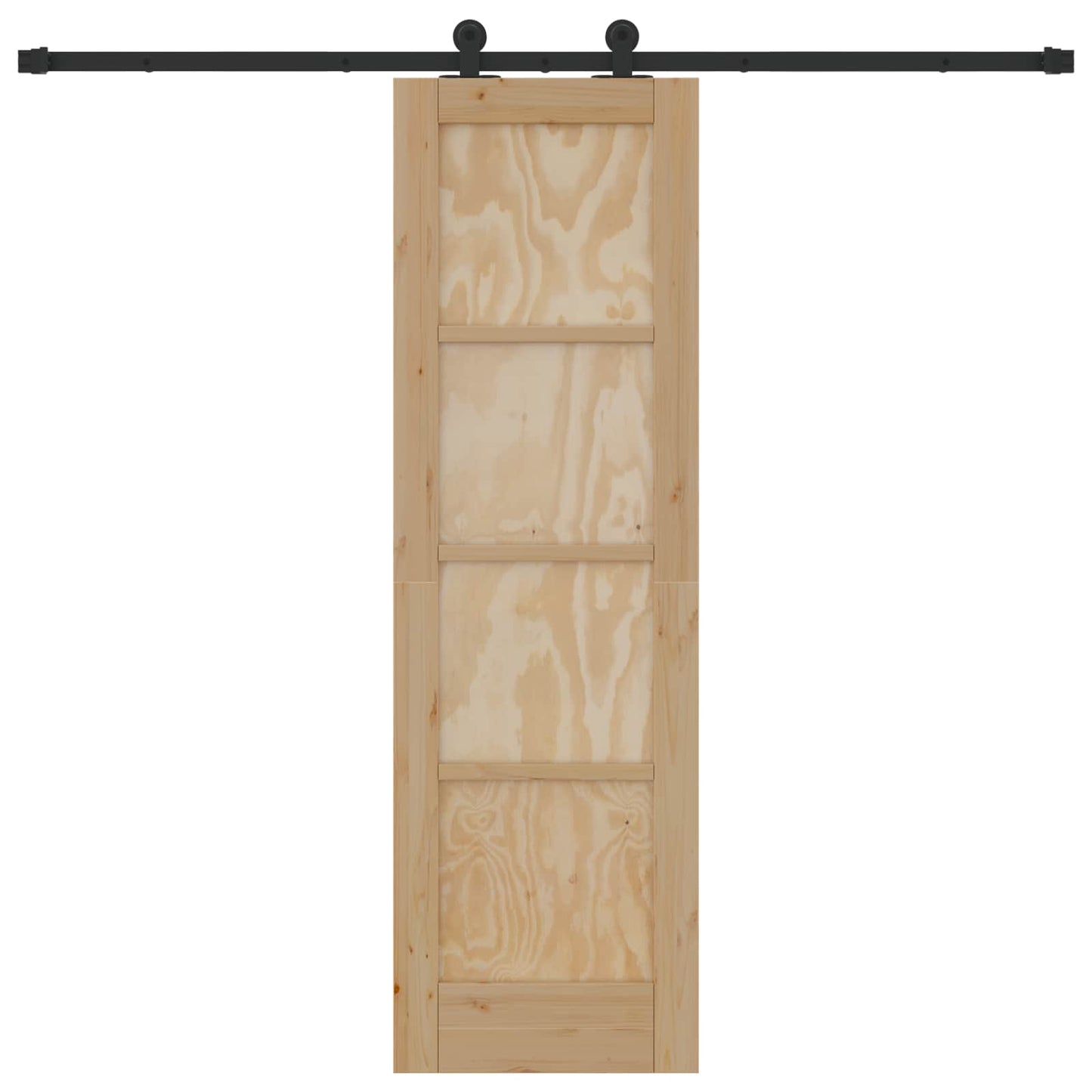 Schiebetür ORKDAL Natur 61 x 198,5 cm Massives Kiefernholz