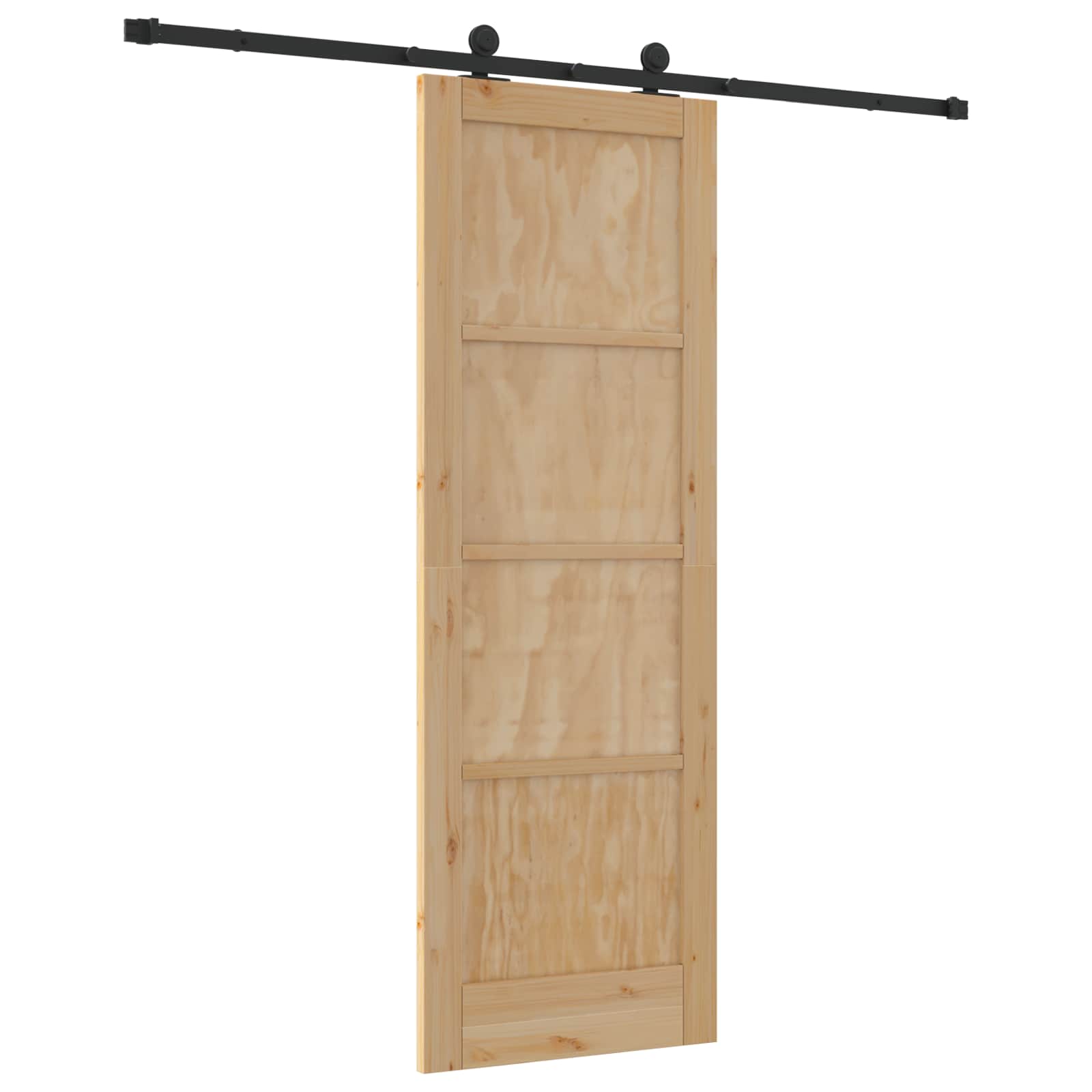 Schiebetür ORKDAL Natur 73,5 x 211 cm Massives Kiefernholz