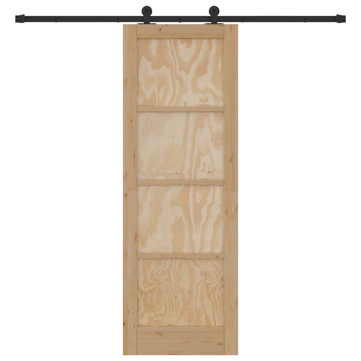 Schiebetür ORKDAL Natur 73,5 x 211 cm Massives Kiefernholz