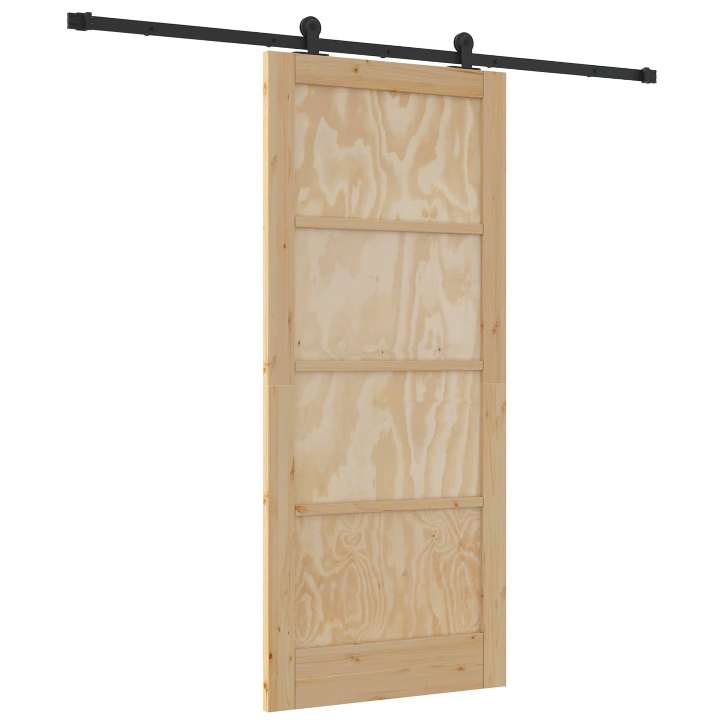 Schiebetür ORKDAL Natur 86 x 198,5 cm Massives Kiefernholz