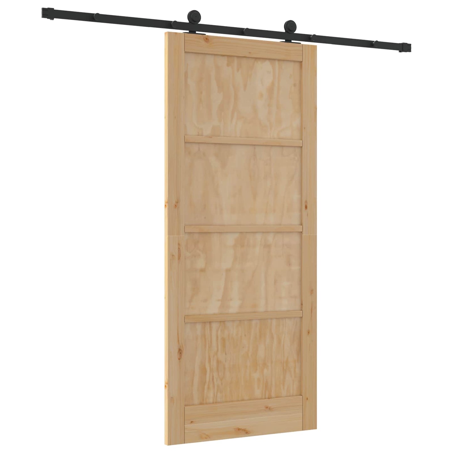 Schiebetür ORKDAL Natur 86 x 198,5 cm Massives Kiefernholz