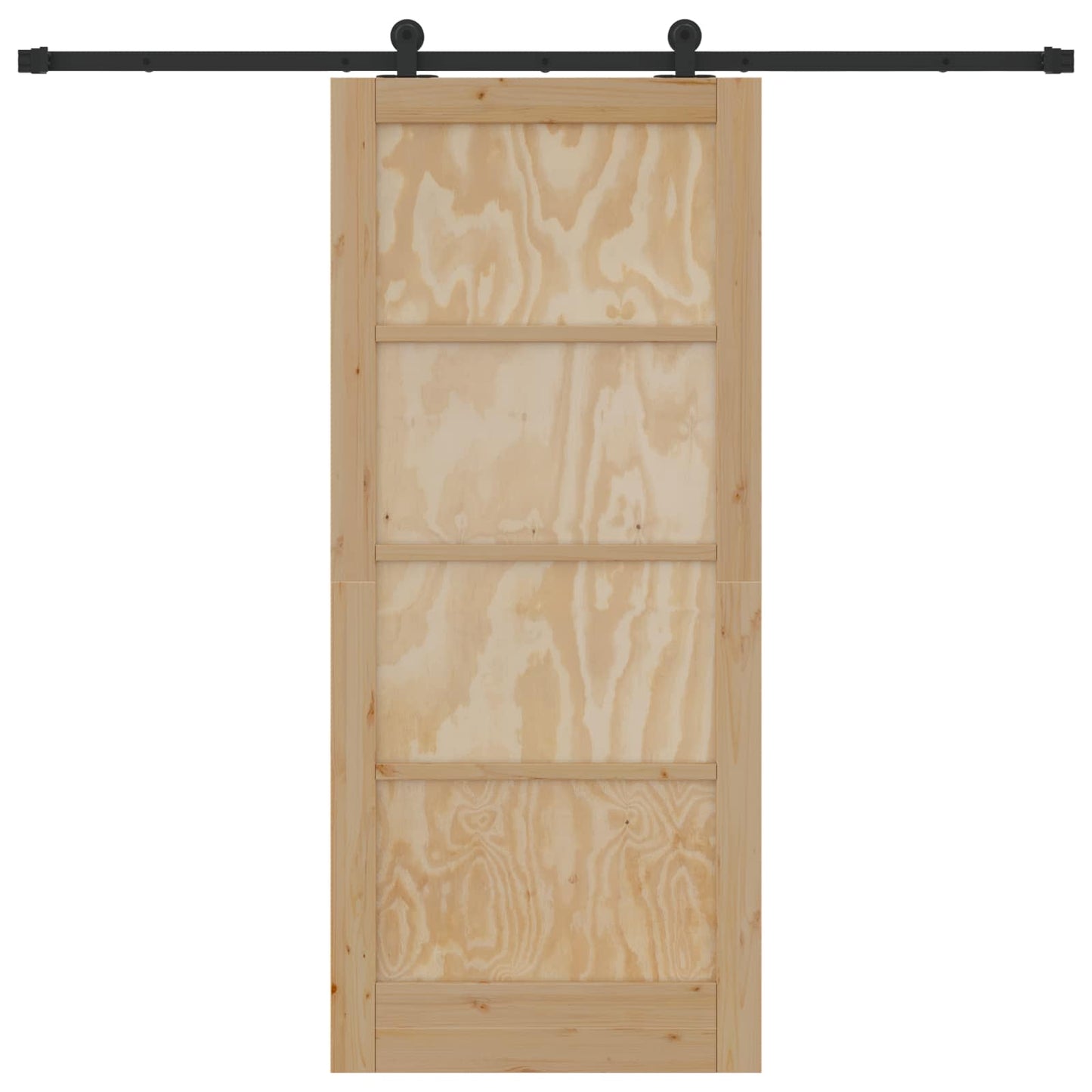 Schiebetür ORKDAL Natur 86 x 198,5 cm Massives Kiefernholz