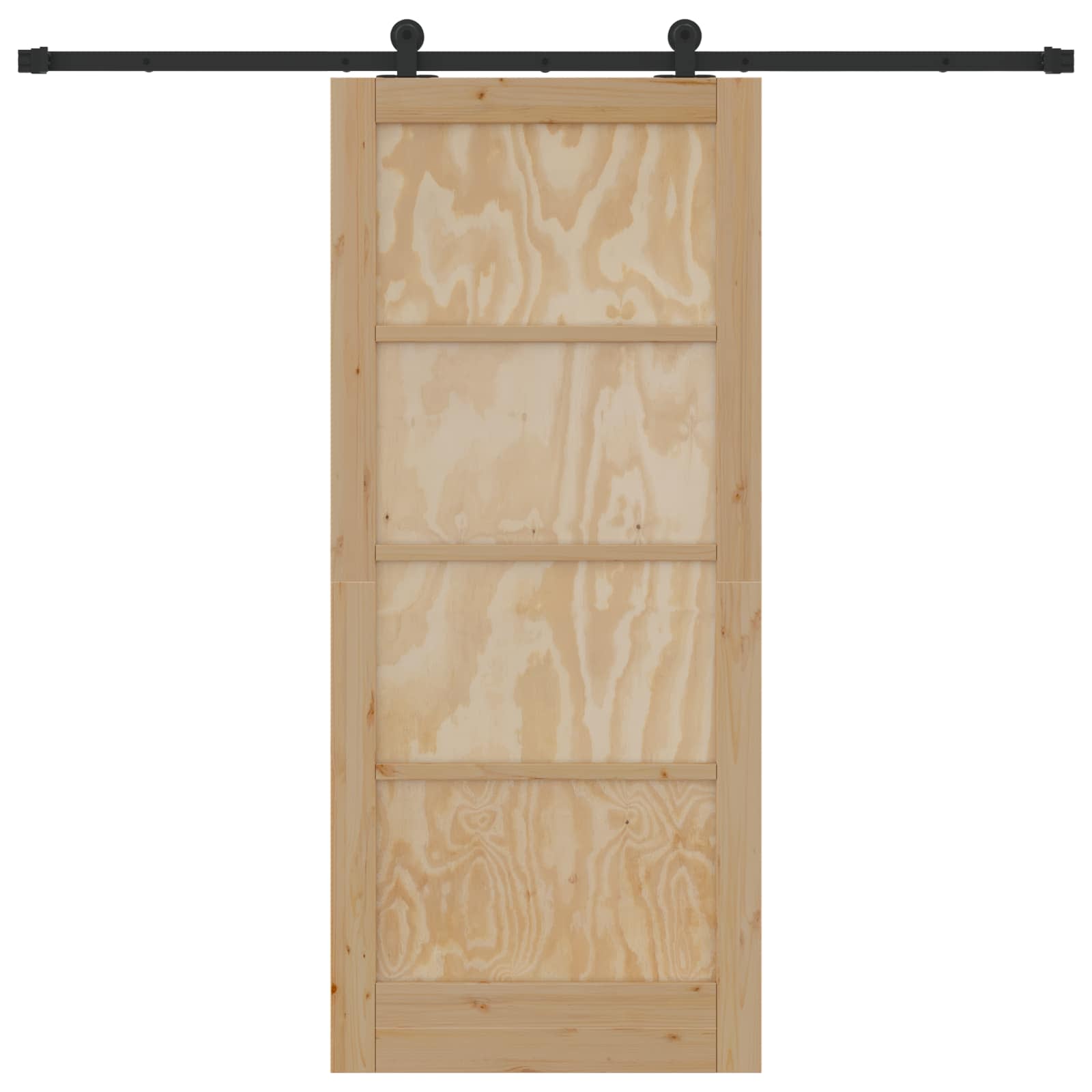 Schiebetür ORKDAL Natur 86 x 198,5 cm Massives Kiefernholz