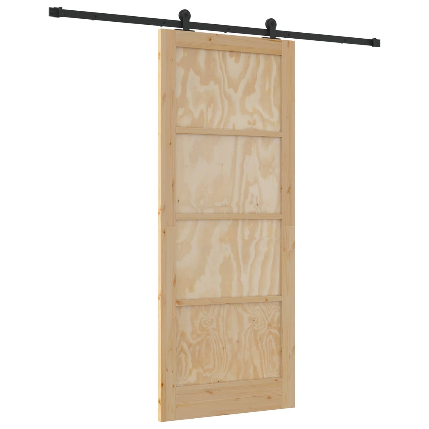 Schiebetür ORKDAL Natur 86 x 211 cm Massives Kiefernholz