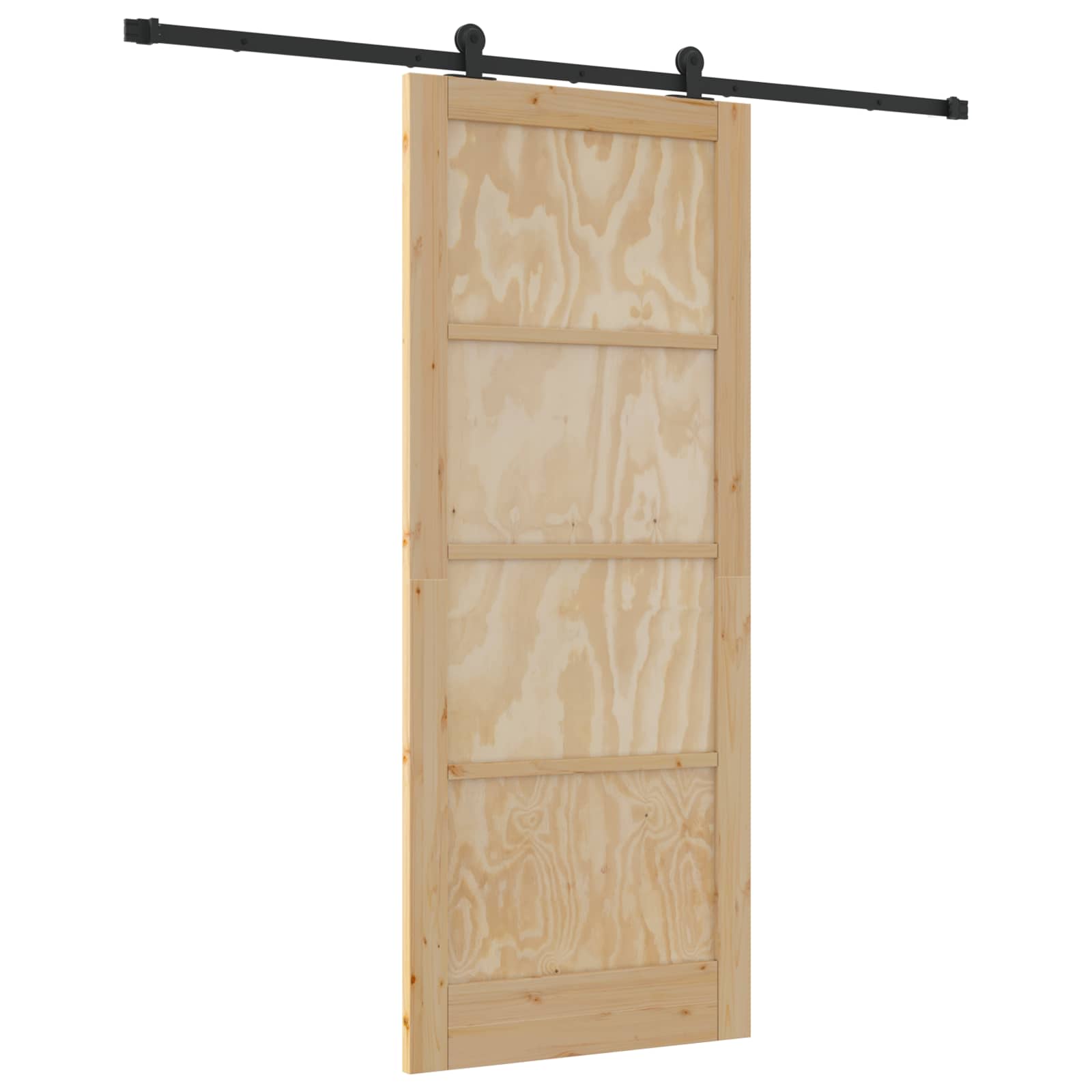 Schiebetür ORKDAL Natur 86 x 211 cm Massives Kiefernholz