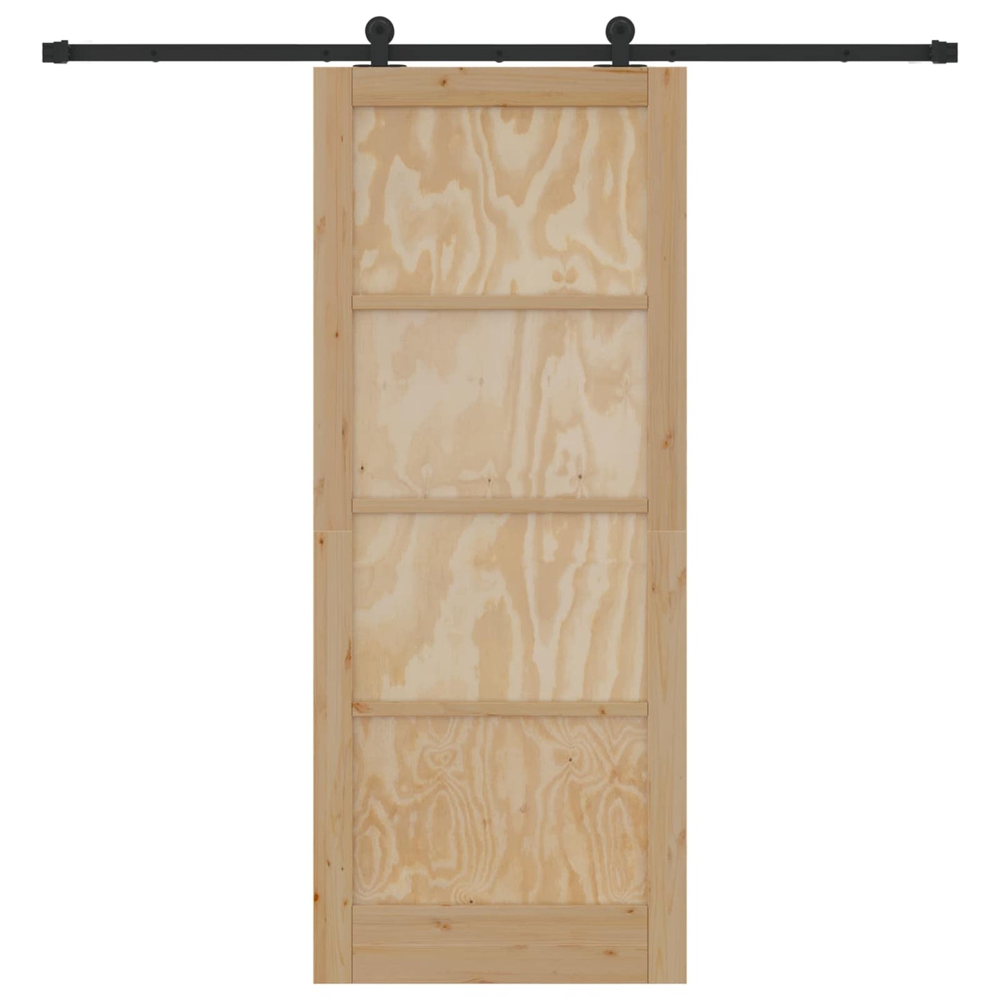 Schiebetür ORKDAL Natur 86 x 211 cm Massives Kiefernholz