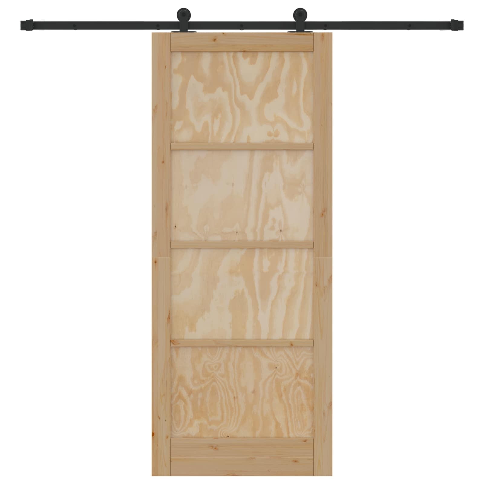 Schiebetür ORKDAL Natur 86 x 211 cm Massives Kiefernholz