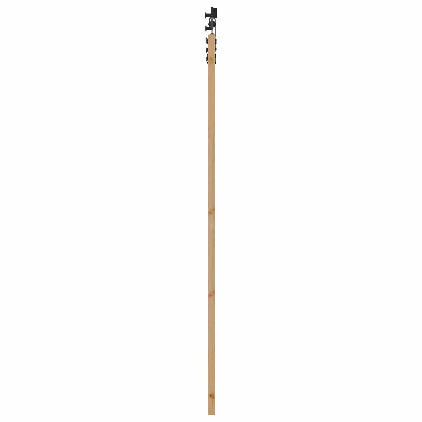 Schiebetür Natürlich und Schwarz 86 x 211 cm