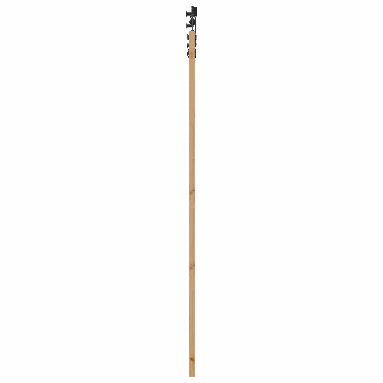 Schiebetür Natürlich und Schwarz 86 x 211 cm
