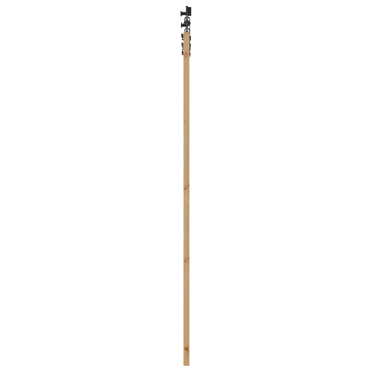 Schiebetür Natürlich und Schwarz 86 x 211 cm
