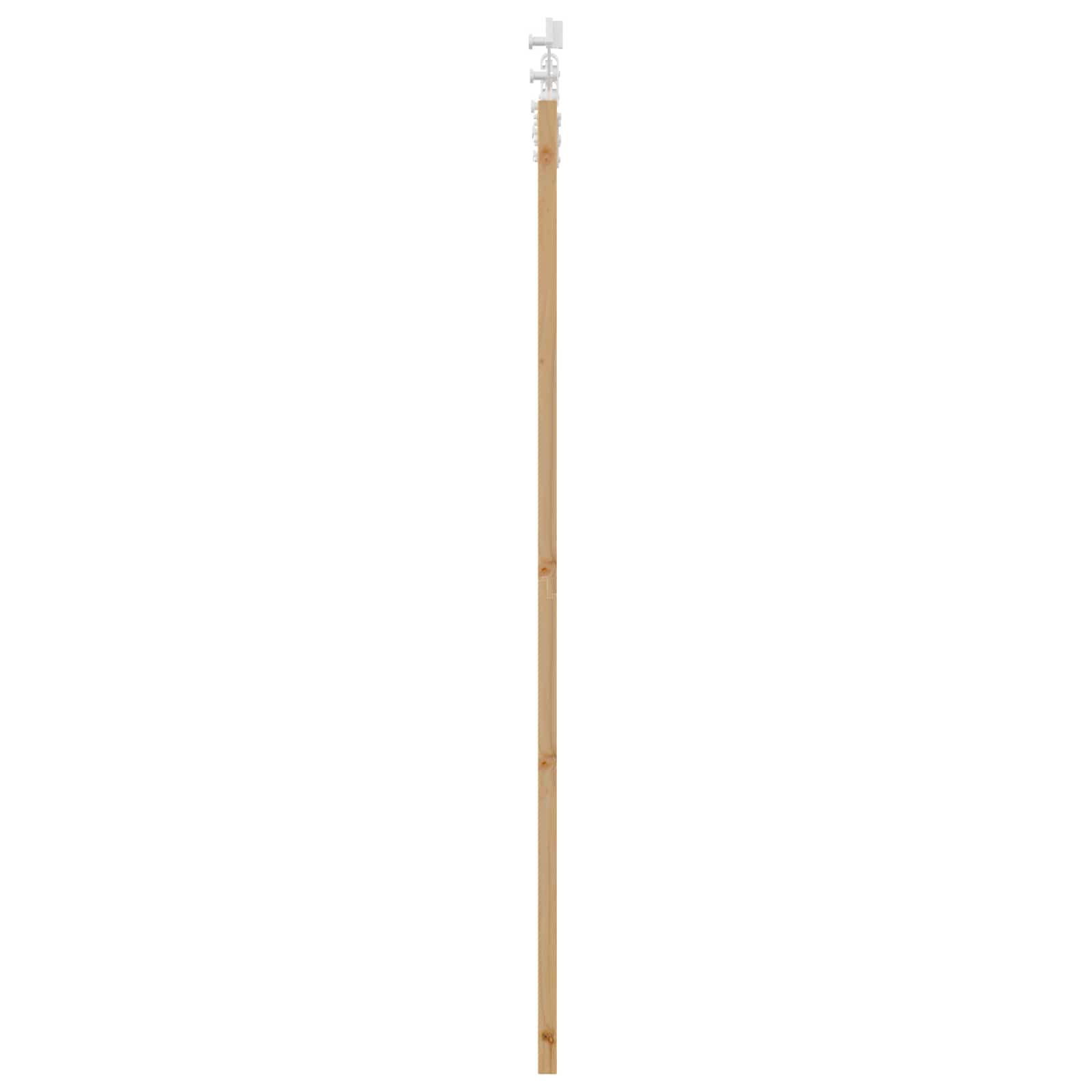 Schiebetür Natürlich und Weiß 61 x 198,5 cm