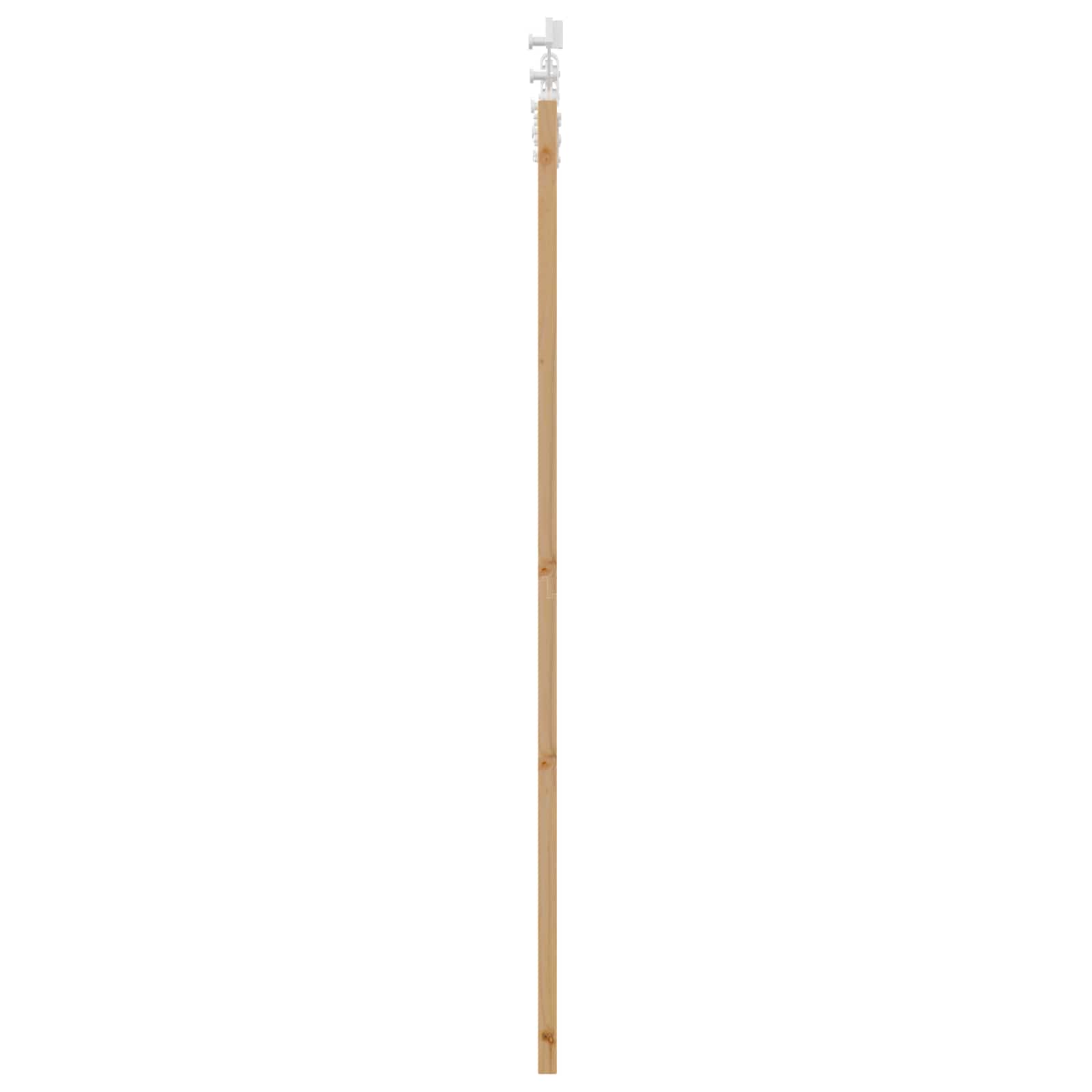 Schiebetür Natürlich und Weiß 61 x 198,5 cm