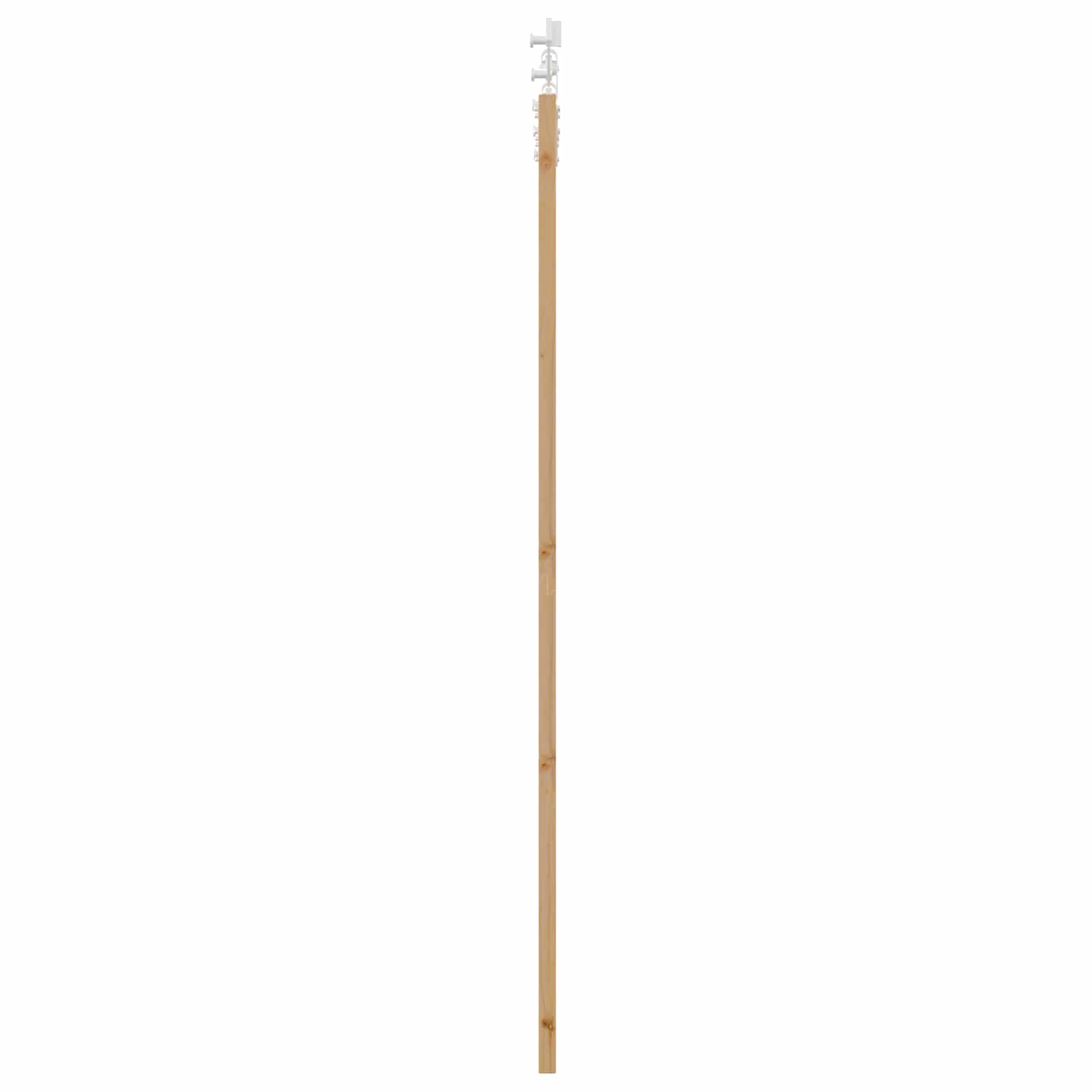 Schiebetür Natürlich und Weiß 73,5 x 211 cm